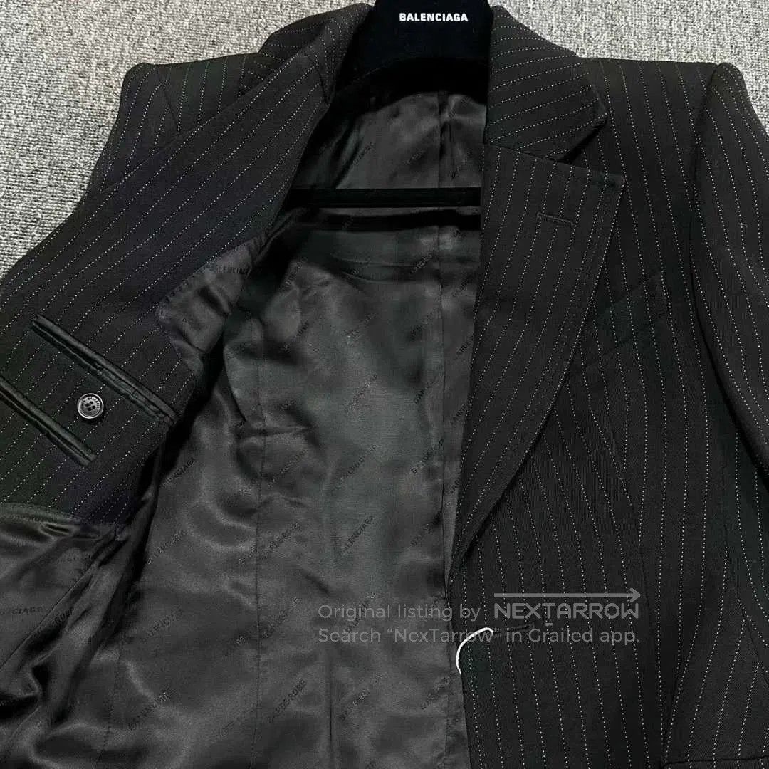 Balenciaga Balenciaga SS23 Striped Blazer. Size US XS / EU 42 / 0 - 5 Thumbnail