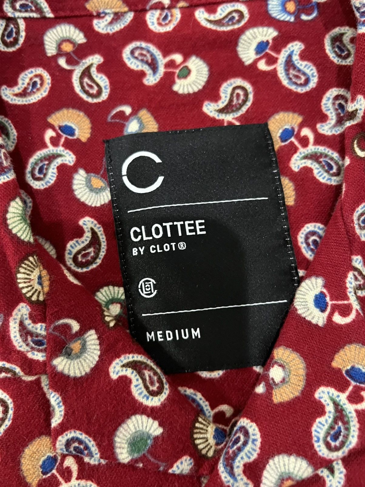 CLOT Clottee by clot paisley print pattern button up shirt Size US M / EU 48-50 / 2 - 3 Thumbnail
