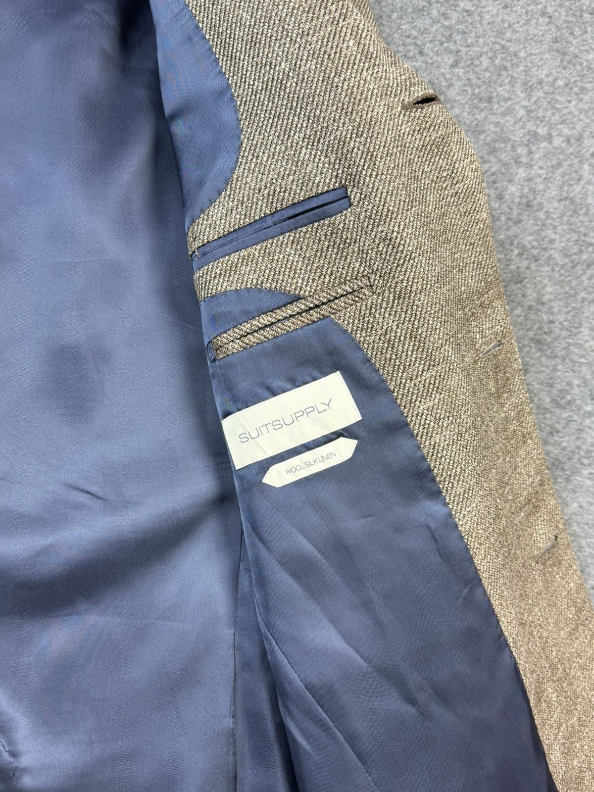 Suitsupply Suitsupply Vincenza Beige men’s wool coat size 48 Size US M / EU 48-50 / 2 - 11 Thumbnail