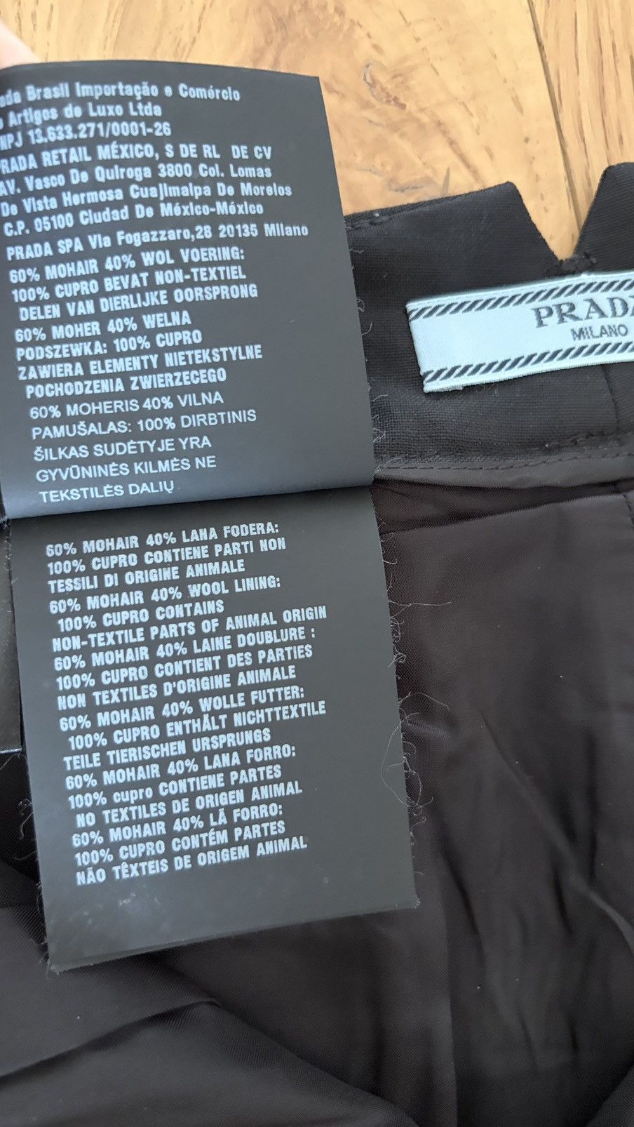 Prada Wool blend trousers Size 26" / US 2 / IT 38 - 6 Thumbnail