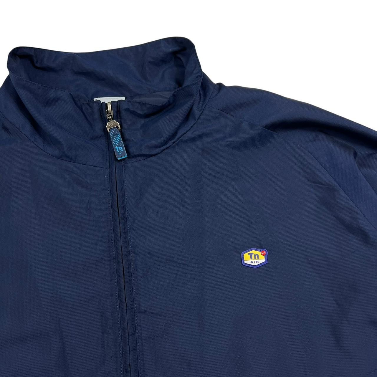 Nike Vintage 2000s Nike TN TN7 Track Jacket Navy & Blue - Large Size US L / EU 52-54 / 3 - 4 Thumbnail