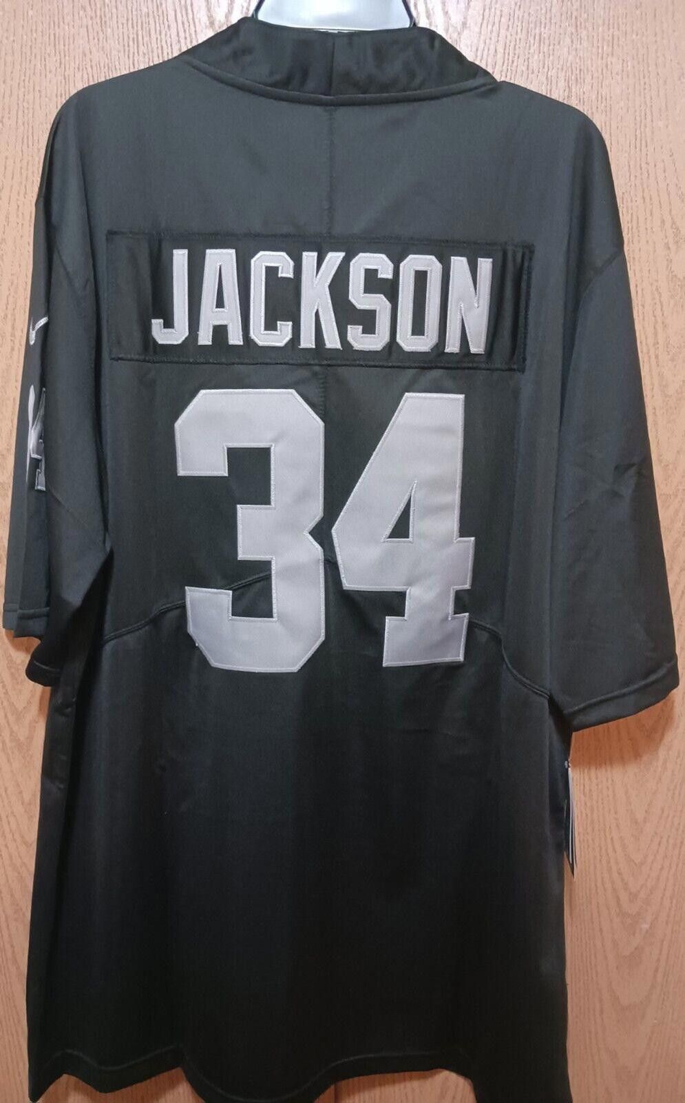 Nike Bo Jackson (Nike)-(Raiders)-(Jersey)-(New Cond.)-(XL)-$110 Size ONE SIZE - 5 Thumbnail