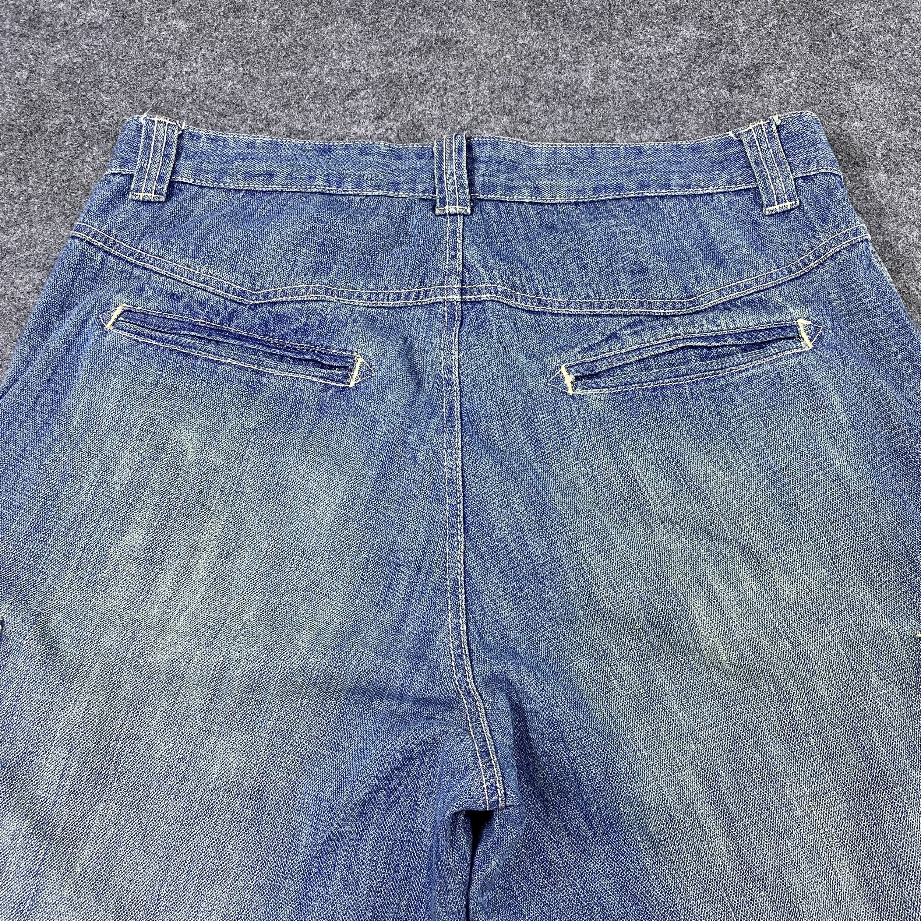 Japanese Brand Japanese Brand Blue Wash cargo short pants-C043 Size US 34 / EU 50 - 4 Thumbnail