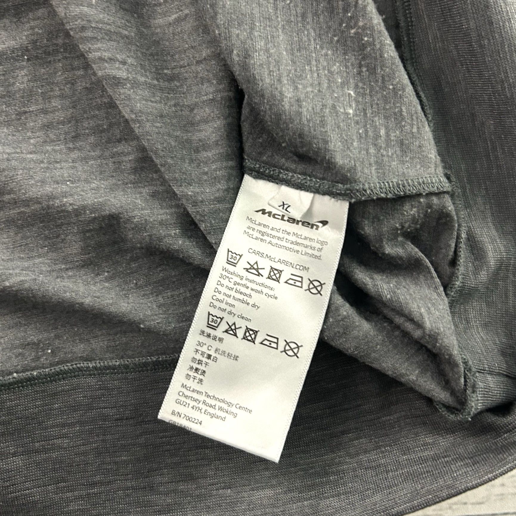 Vintage McLaren Long Sleeve Wool Blend 1/4 Zip Lightweight Jacket Men's XL Gray Size US XL / EU 56 / 4 - 5 Thumbnail