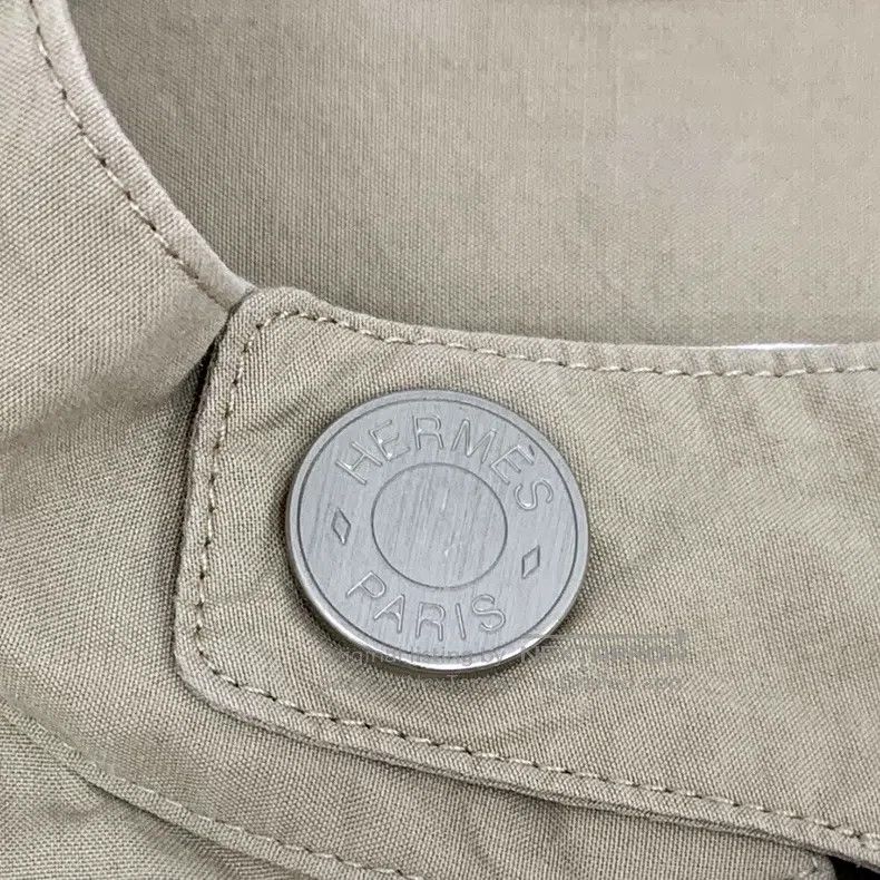 Hermes Hermes size 39 Khaki zipper long-sleeved shirt-style jacket Size XS / US 0-2 / IT 36-38 - 5 Thumbnail