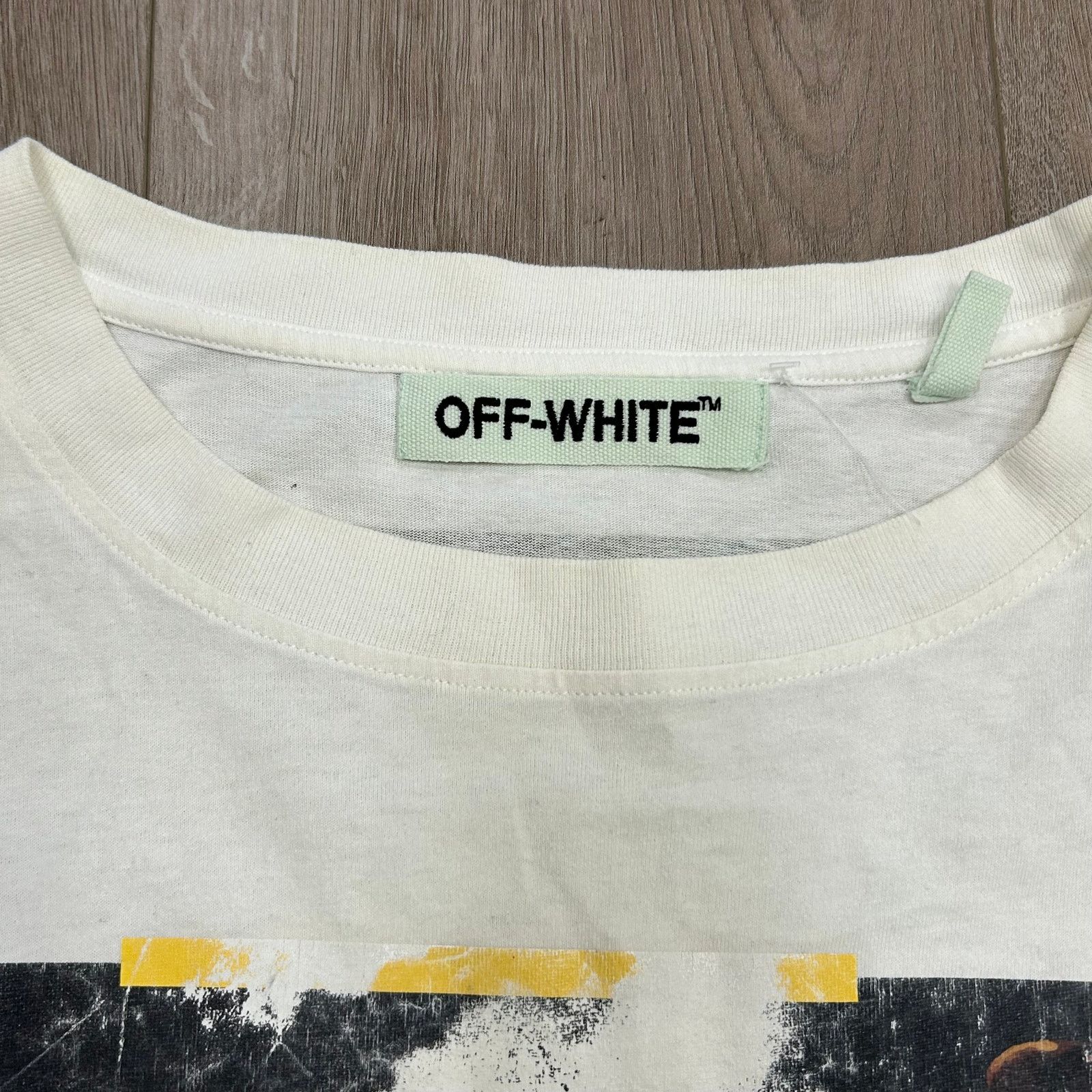 Off-White Off-White Caravaggio Printing Tee Shirt White XL Oversized Size US XL / EU 56 / 4 - 3 Thumbnail