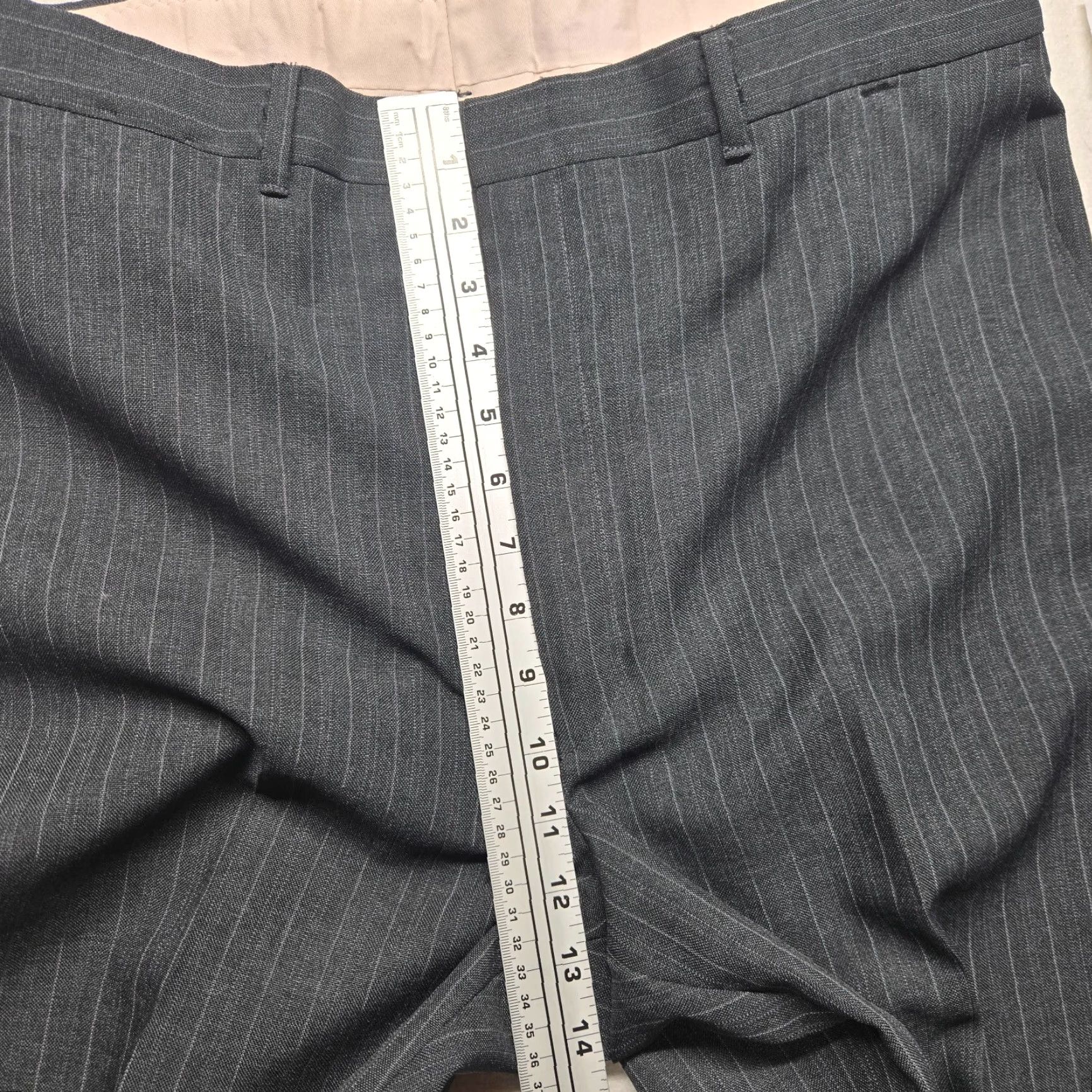 Vintage Reed St James Pants Adult Men's Striped Black Dress Slacks Size 38 x 30 Size US 38 / EU 54 - 6 Thumbnail