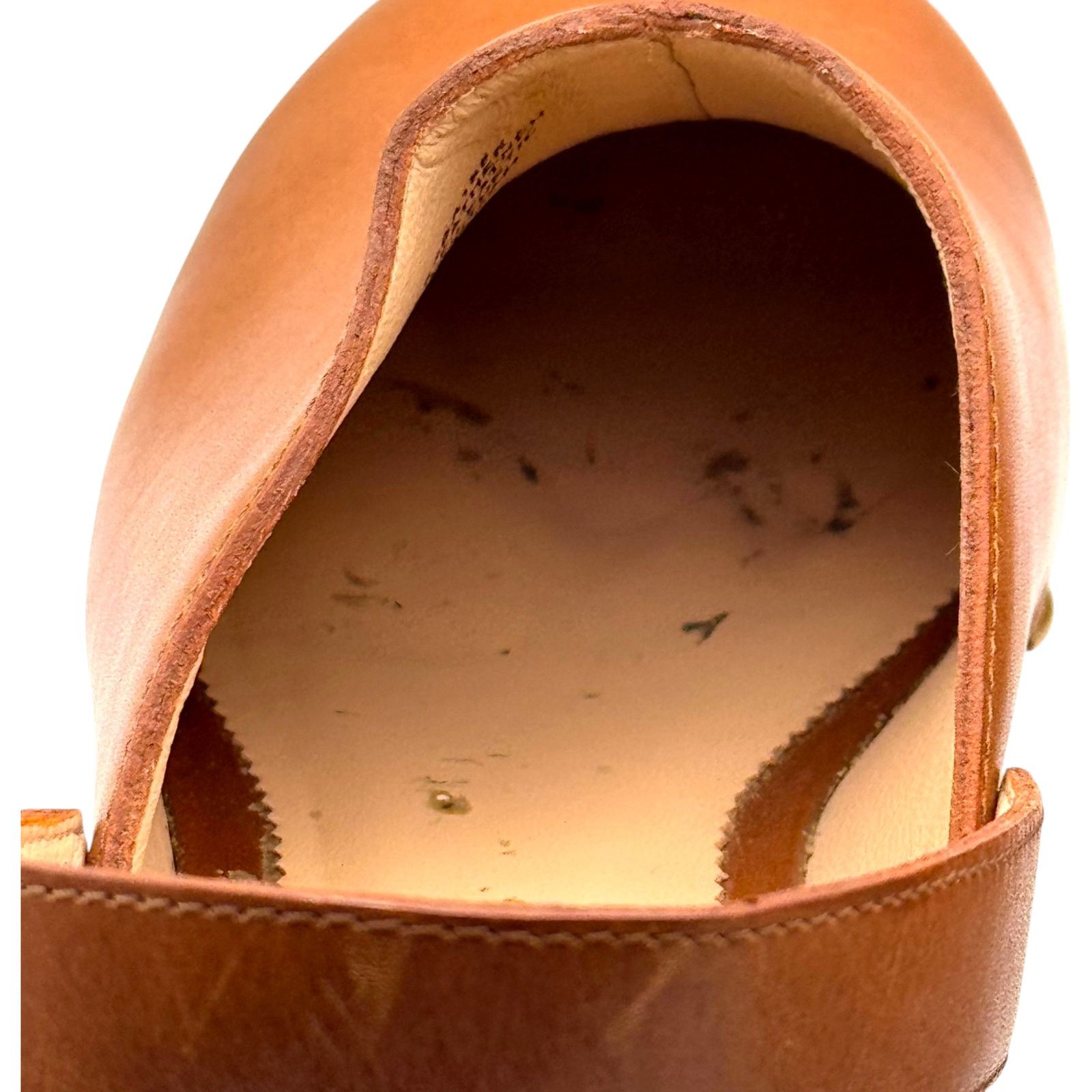 J.Crew J Crew Convertible Leather Clogs Wooden Heel Caramel 7 Size US 7 / IT 37 - 7 Thumbnail