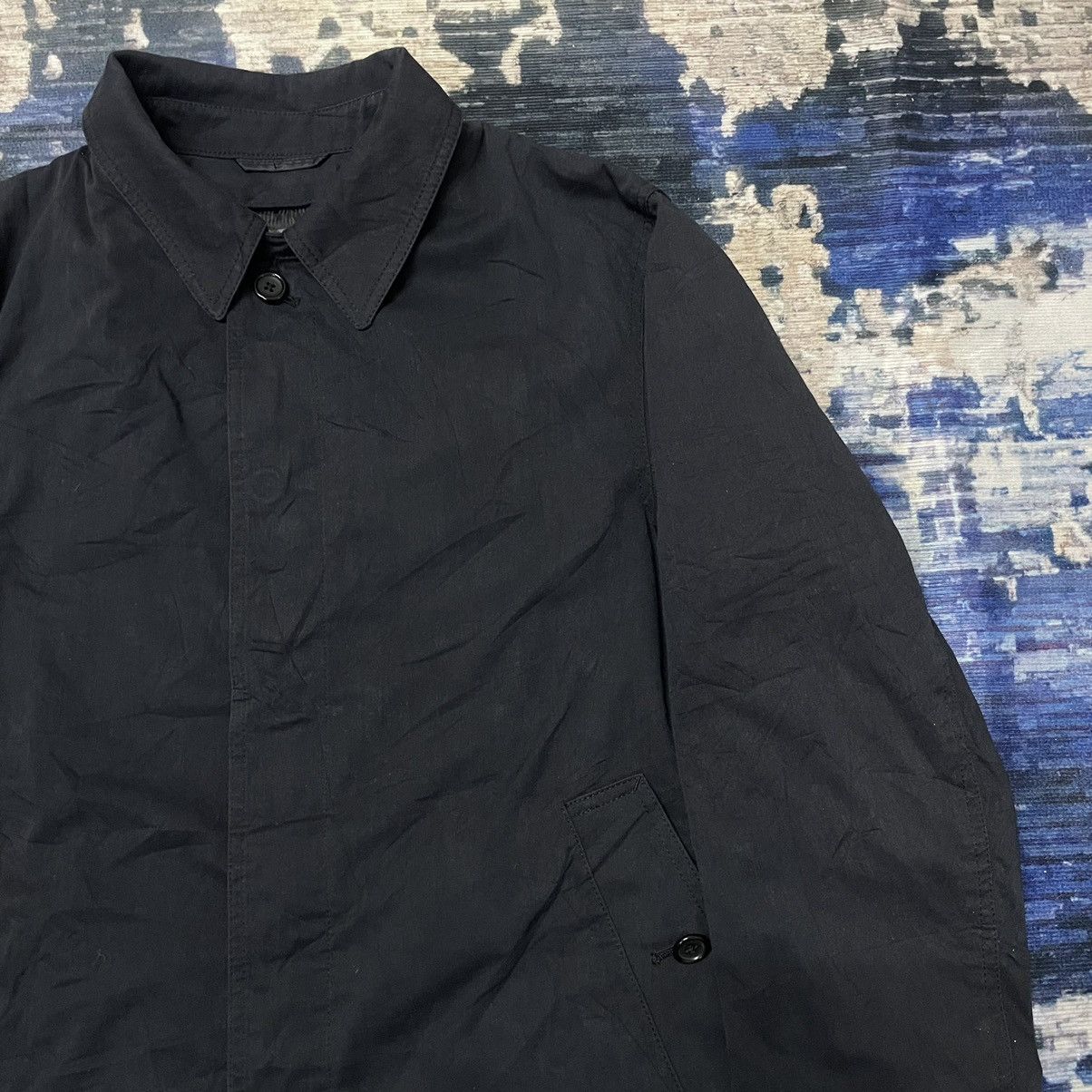 Lacoste Vintage Lacoste Long Coat Button Jacket Black Faded Nice Size US M / EU 48-50 / 2 - 2 Thumbnail