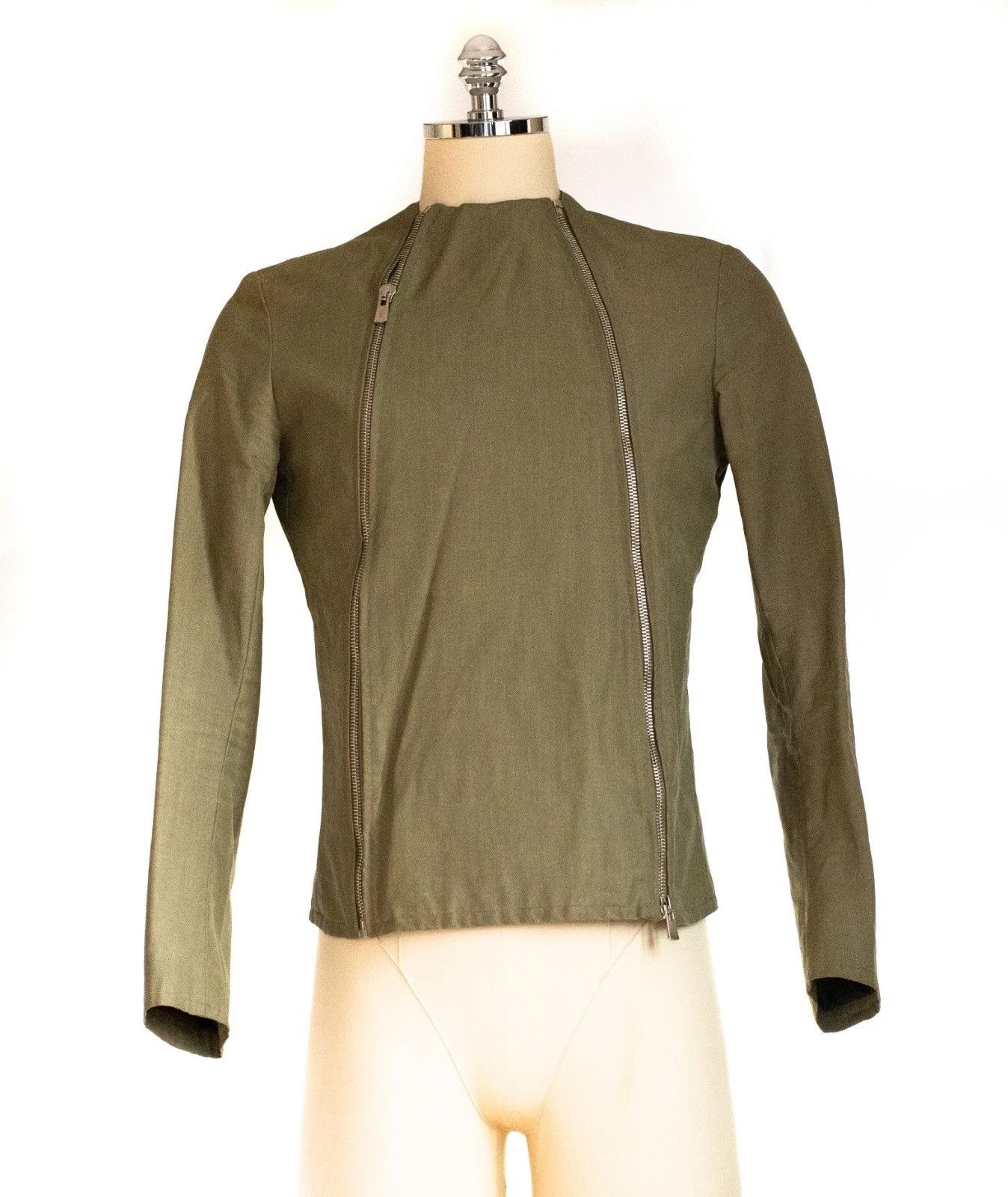 Thamanyah Thamanyah Army Asymmetrical Zip Jacket and Trousers Size US M / EU 48-50 / 2 - 2 Thumbnail