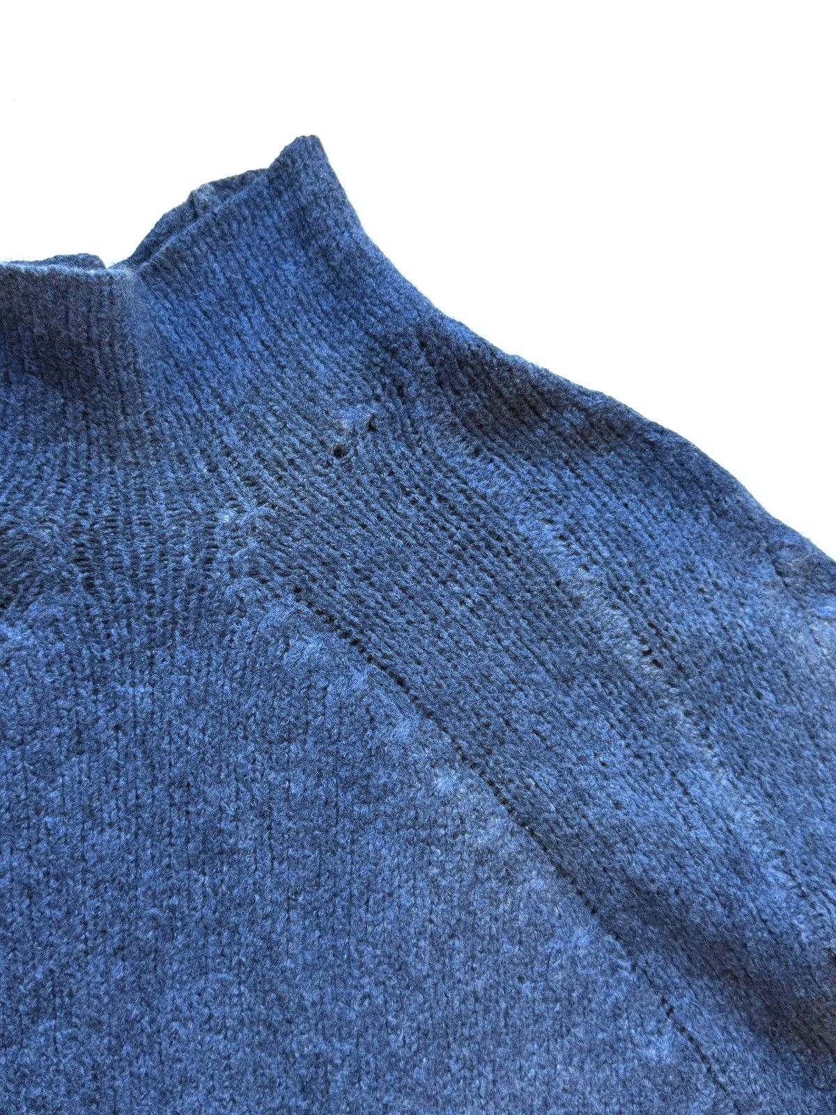 Avant Toi Avant Toi Women's Blue Wool Cashmere Jumper M High Collar Size M / US 6-8 / IT 42-44 - 5 Thumbnail