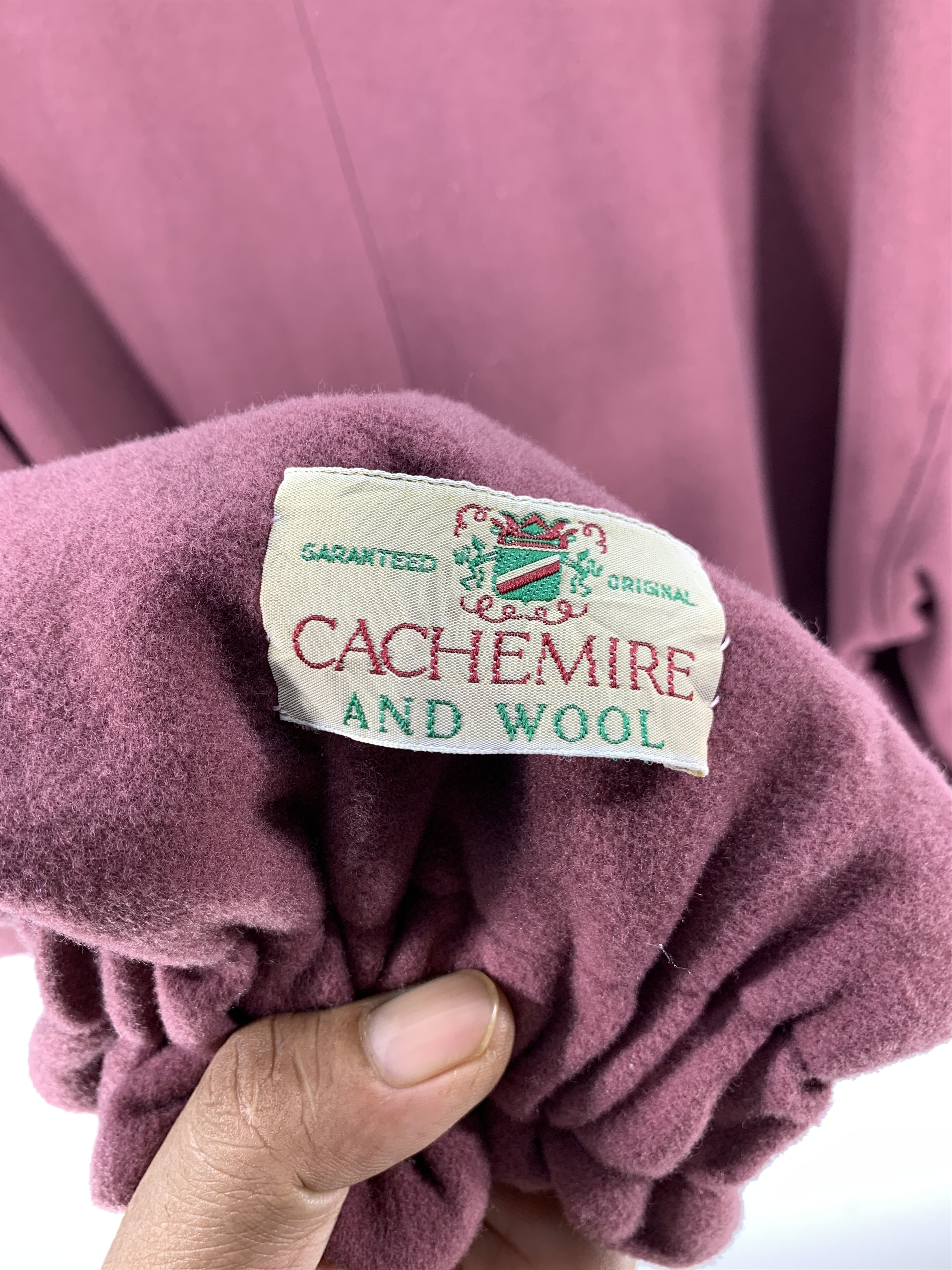 Vintage Greasly Wool Cashmere Cardigan