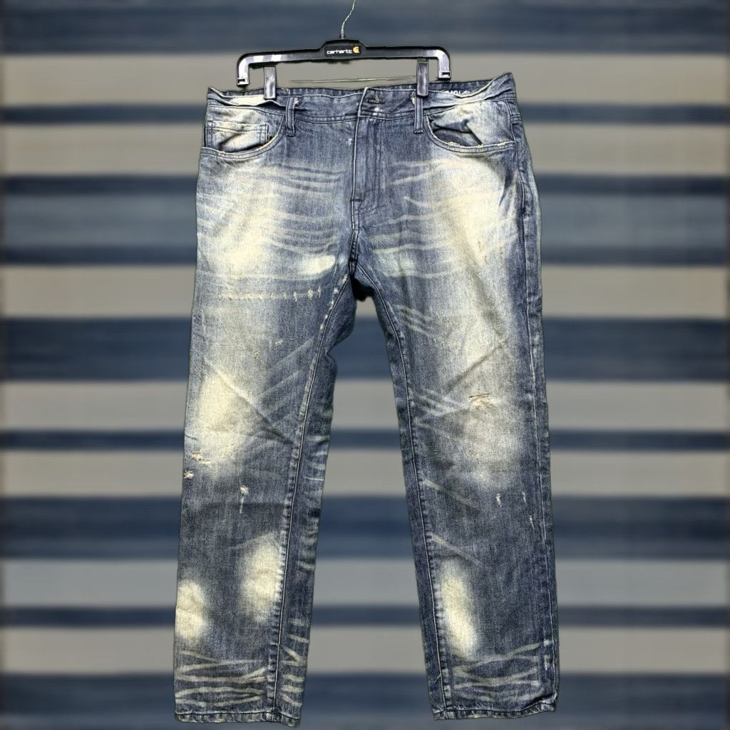 Jordan Craig VINTAGE Jordan Craig Jeans Mens 38x32 Tapered Distressed Denim Hip Hop Rock Grunge City Size US 38 / EU 54 - 1 Thumbnail