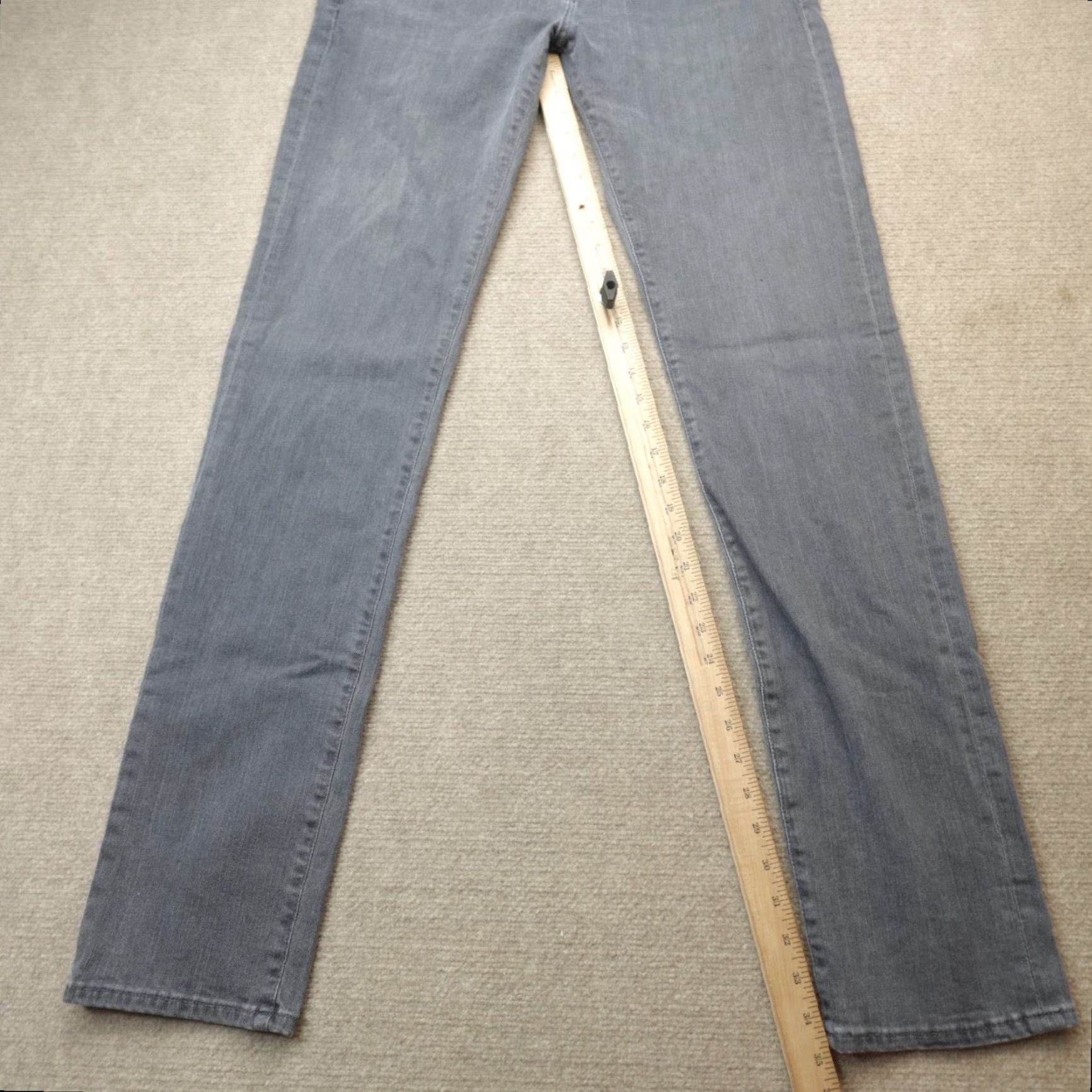 Vintage AG Adriano Goldschmied Jeans 36 Regular Inseam 35 Gray Blue The Dylan Straight Jeans Mens Size US 36 / EU 52 - 2 Thumbnail