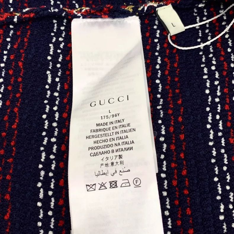 Gucci Gucci Colorful Striped Knit Cardigan V-Neck-2506 Size US L / EU 52-54 / 3 - 6 Thumbnail