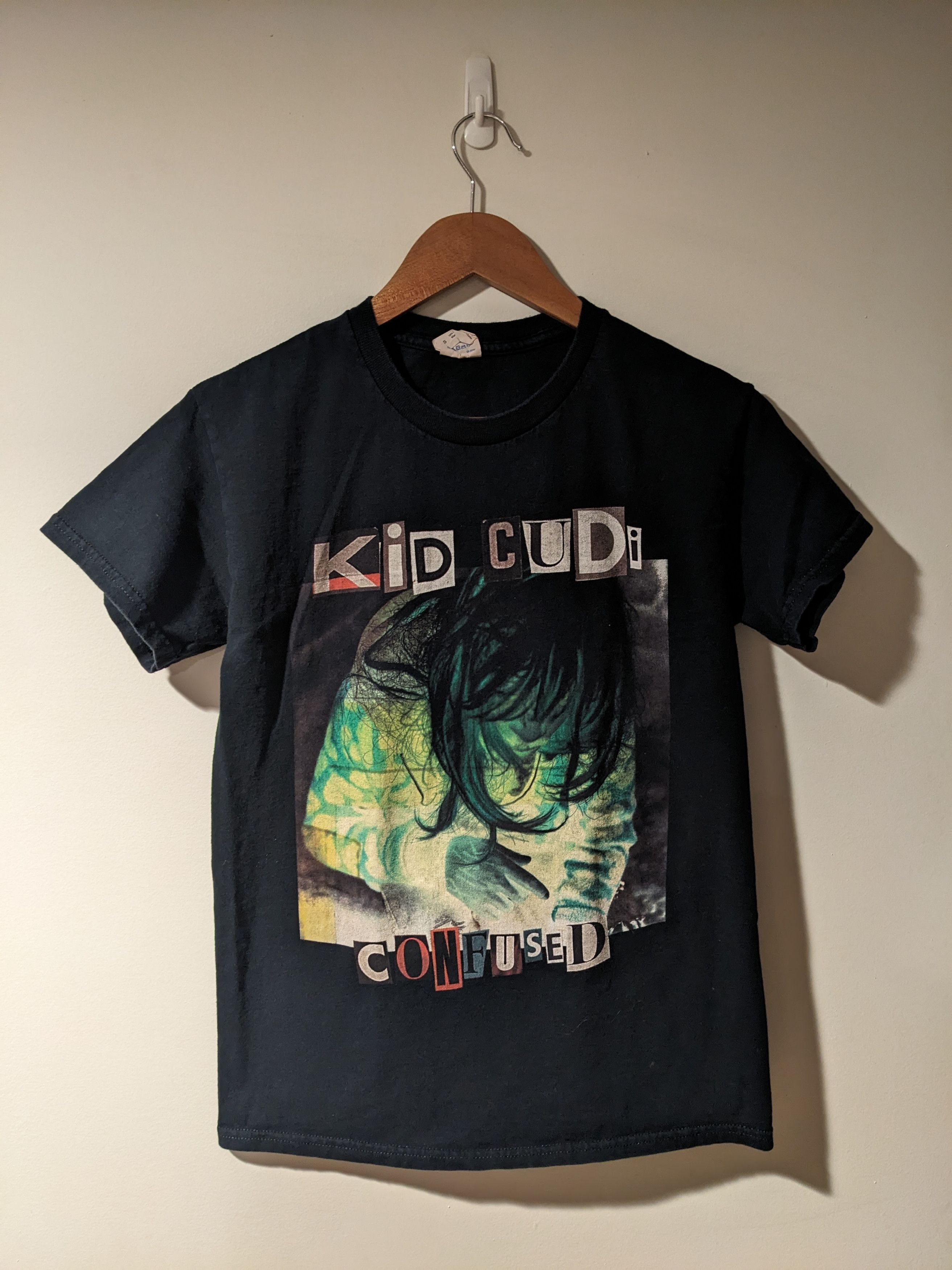 Kid Cudi × Vintage Vintage 2015 Kid Cudi Confused Tour Black Small T-Shirt Size US S / EU 44-46 / 1 - 1 Thumbnail