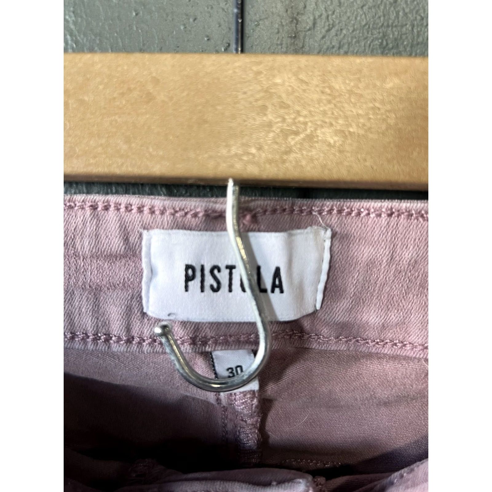 Pistola Pistola Hailey High Rise Button Front Straight Pant Purple 30 Size 30" / US 8 / IT 44 - 3 Thumbnail