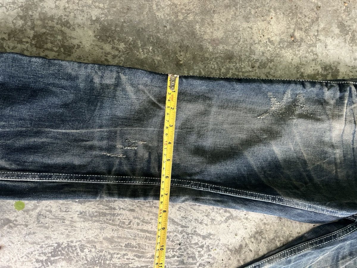 If Six Was Nine × Japanese Brand × Vintage Flare Mudwash Crazy Denim Size US 33 - 11 Thumbnail