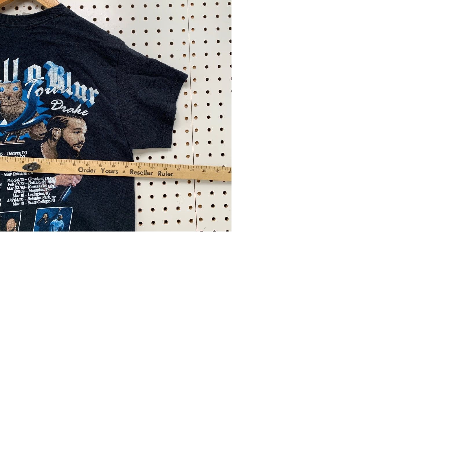 Gildan VINTAGE Drake J Cole Its All A blue Tour Shirt Mens Medium Black Music Rap Concert Size US M / EU 48-50 / 2 - 9 Thumbnail