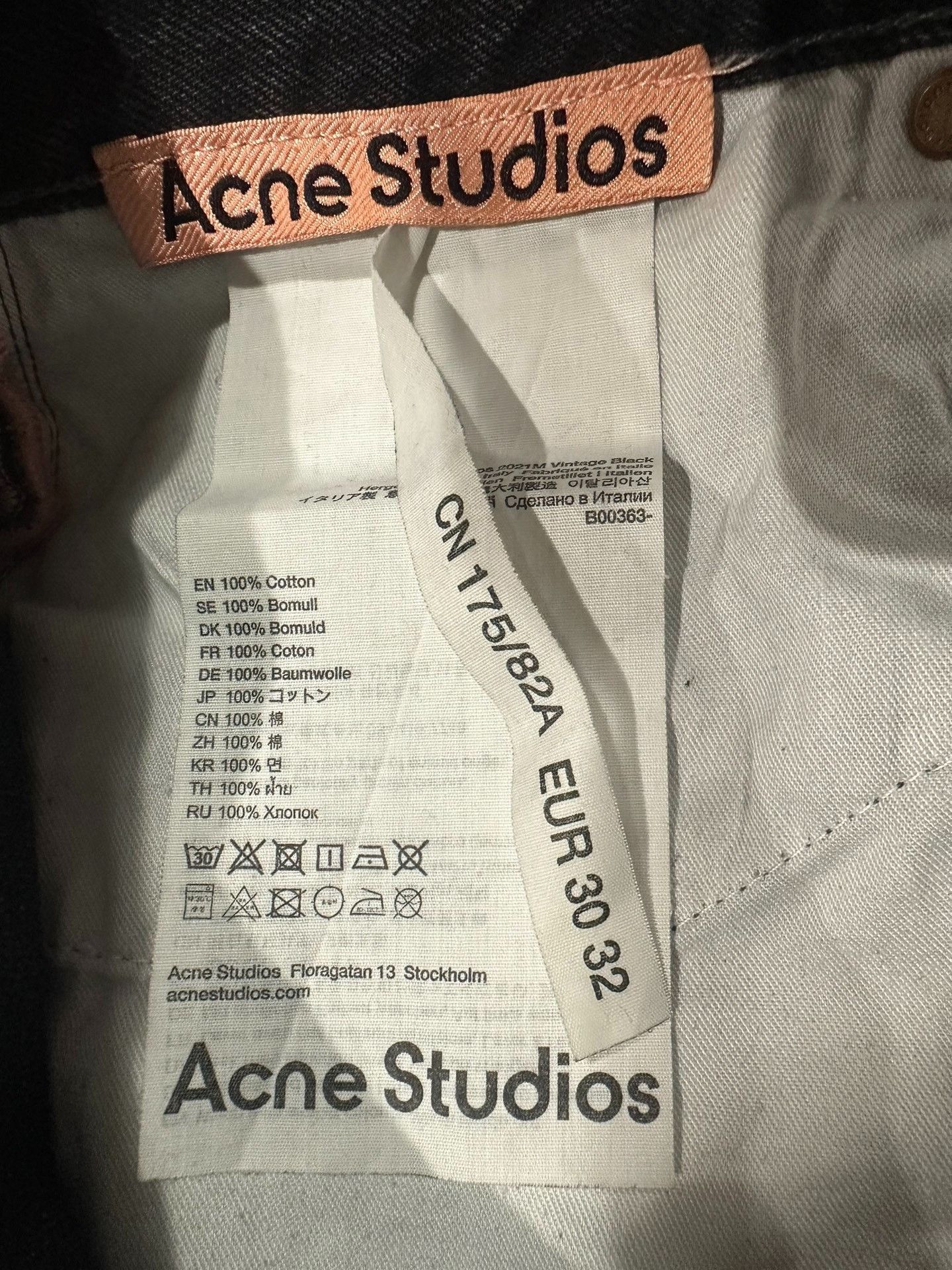 Acne Studios Acne studios Washed black jeans Nextarrow-2412 Size US 32 / EU 48 - 4 Thumbnail