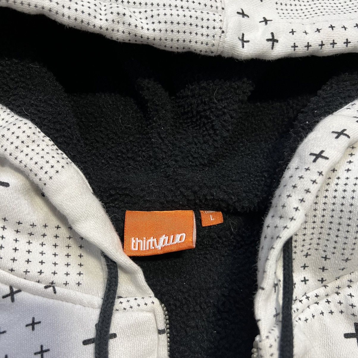 Vintage Vintage Y2K thirty two Zip Up Hoodie Sweatshirt Skater Cyber Size US L / EU 52-54 / 3 - 9 Thumbnail