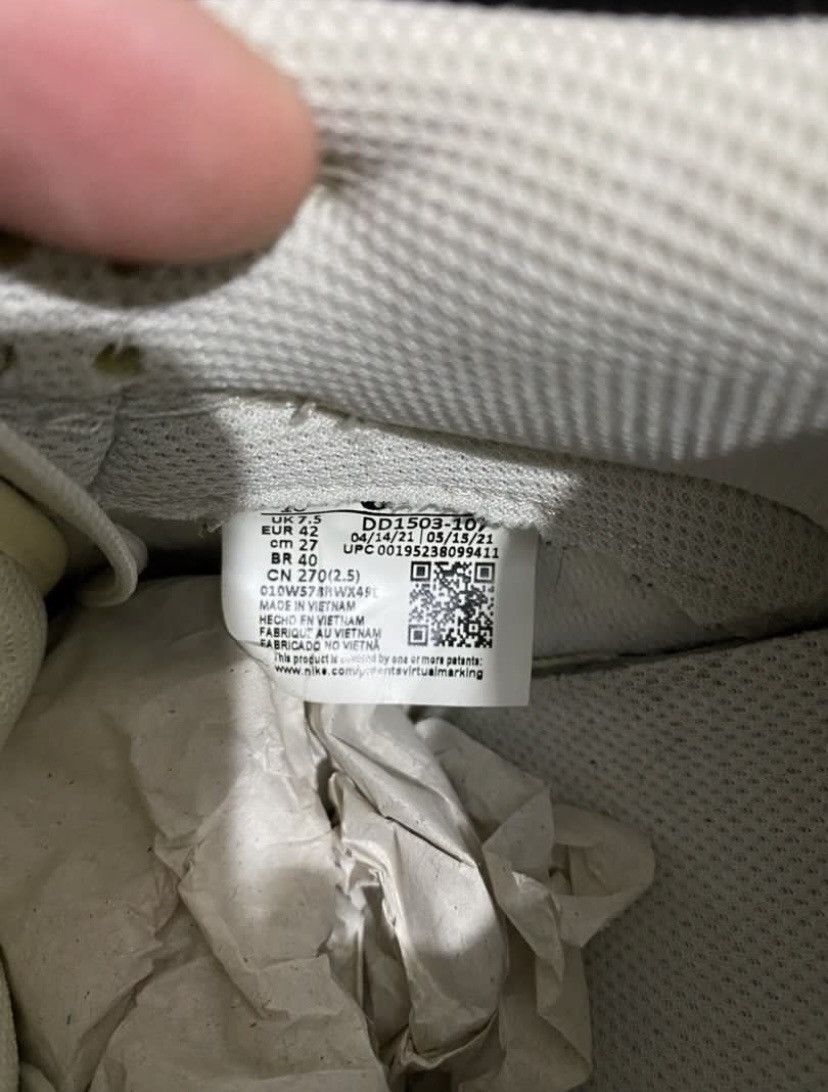 Nike Nike dunk low sail light bone Size US 10 / IT 40 - 5 Thumbnail
