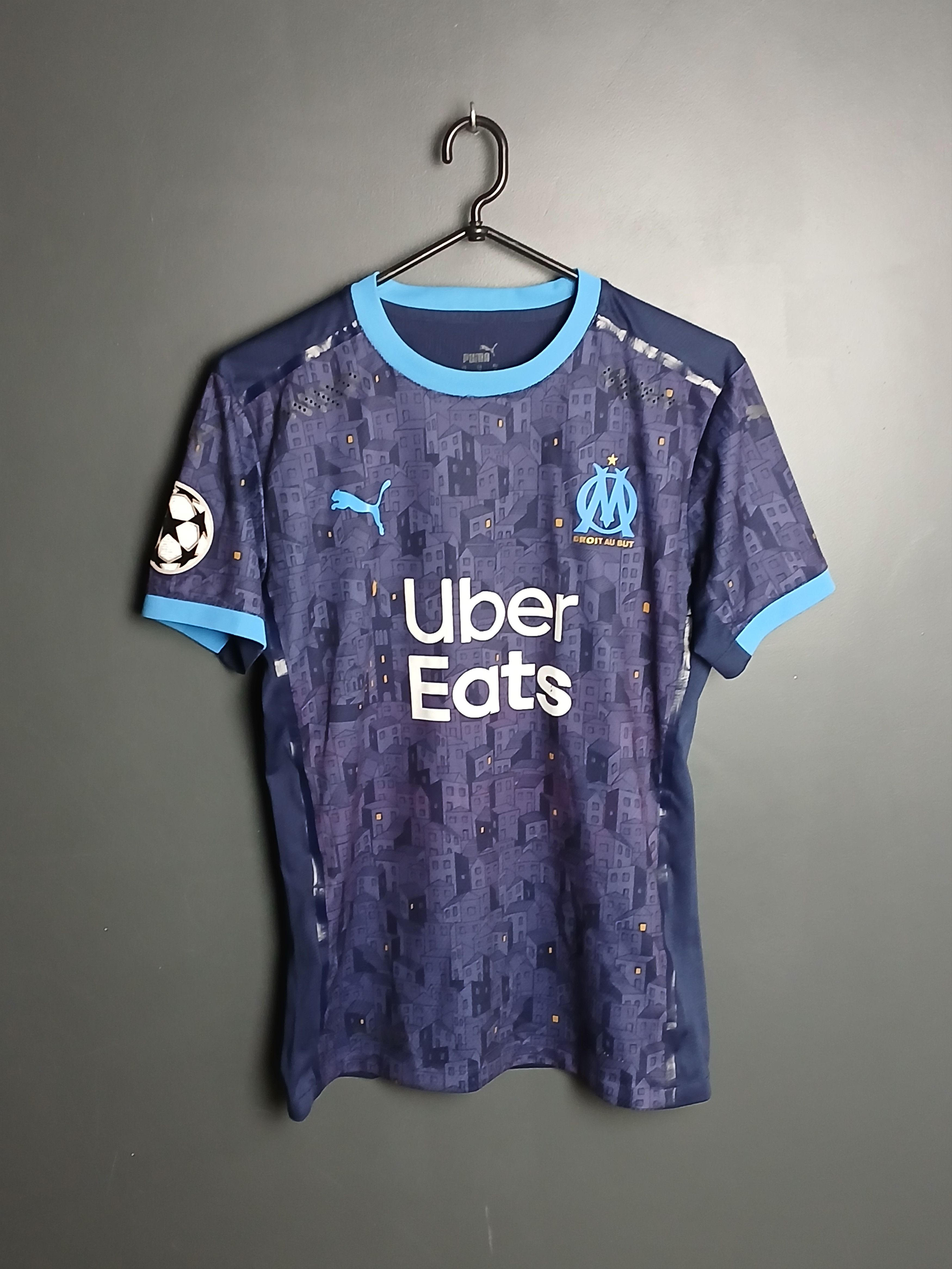 Other sticky prints Marseille 20/21 Away Football Jersey T-Shirt Size US M / EU 48-50 / 2 - 1 Thumbnail