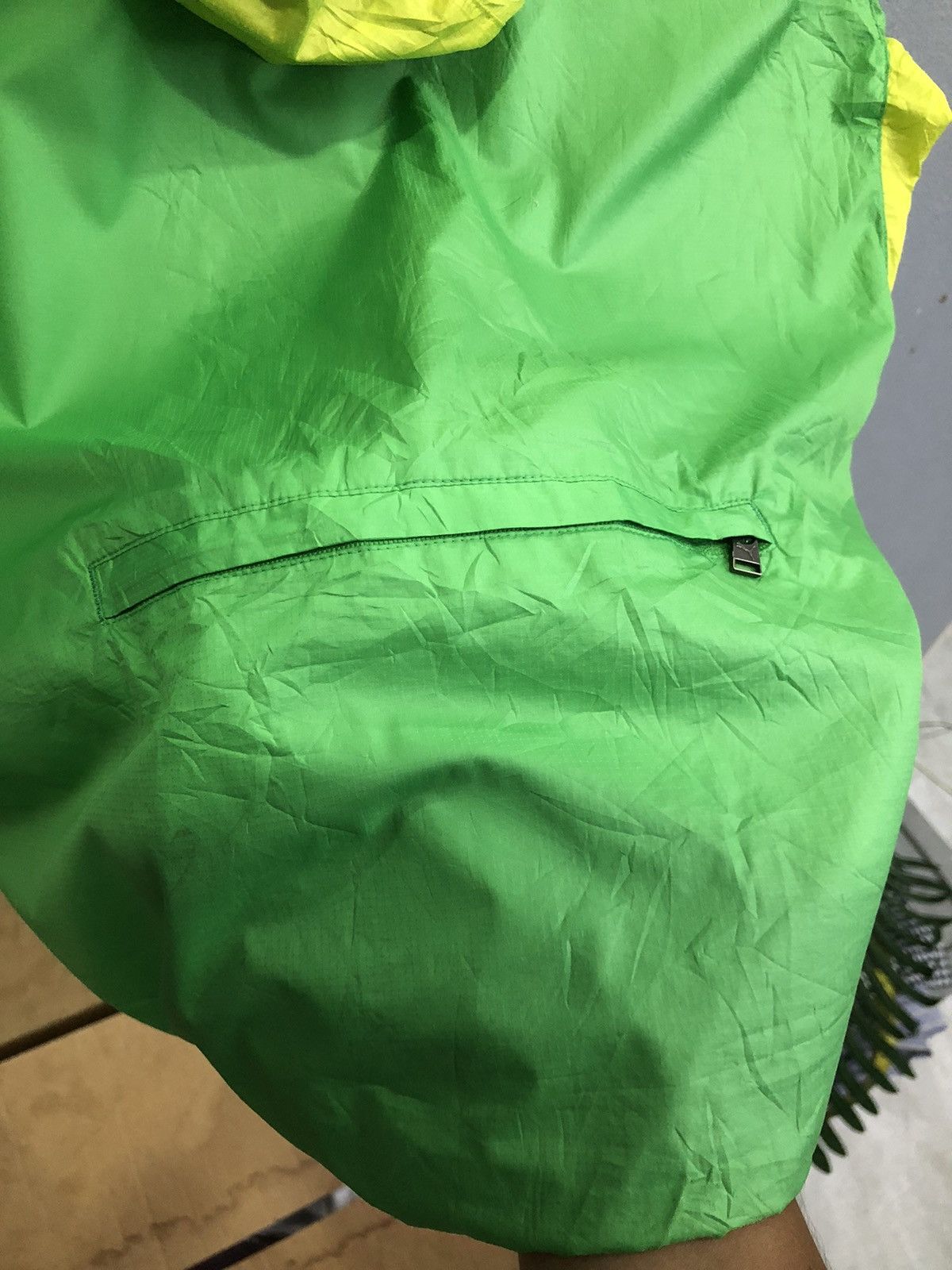 Puma Puma Neon Green / Yellow Windbreaker Jacket Size US S / EU 44-46 / 1 - 14 Thumbnail