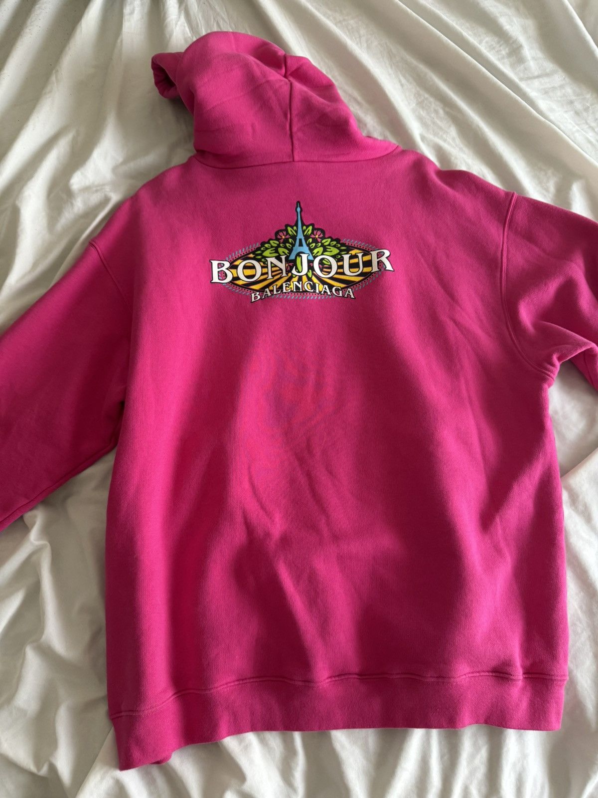 Balenciaga Balenciaga Bonjour Hoodie Size US L / EU 52-54 / 3 - 12 Thumbnail