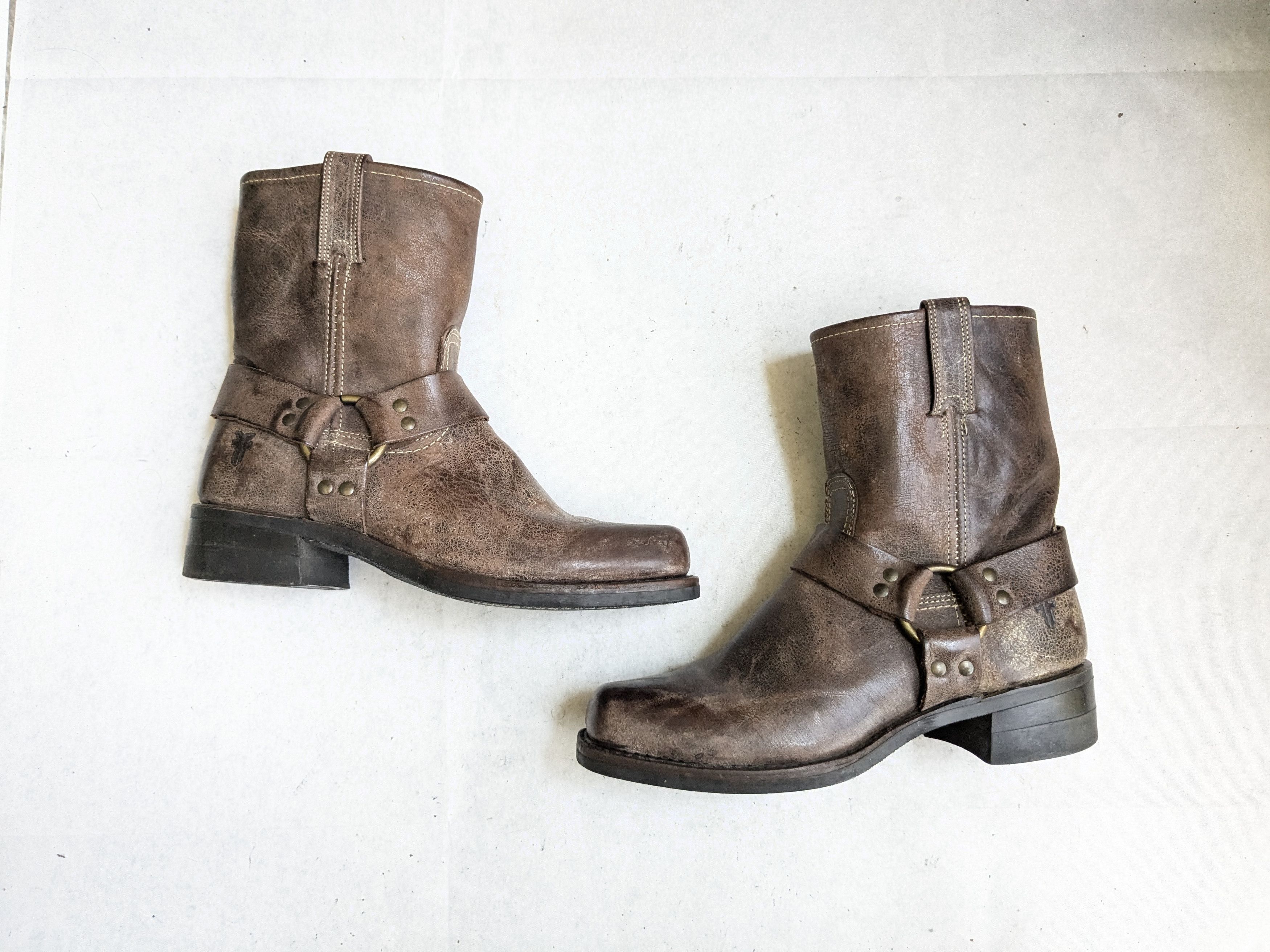 Frye Frye Harness Boots Brown 9.5 M Leather Size US 9.5 / EU 42-43 - 1 Thumbnail