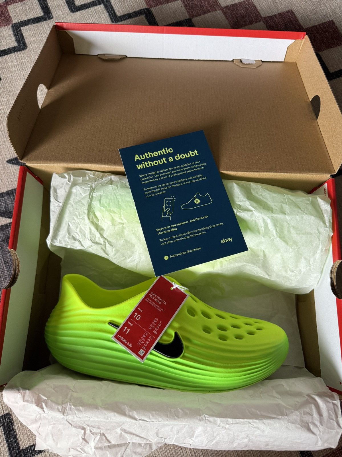 Nike Nike ReactX Rejuven8 Green Strike HV5060-300 Size 10 Size US 10 / EU 43 - 13 Thumbnail