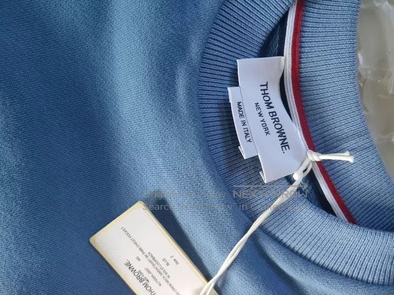 Thom Browne Thom Browne Solid color chest pocket loose round-neck stra Size US M / EU 48-50 / 2 - 7 Thumbnail