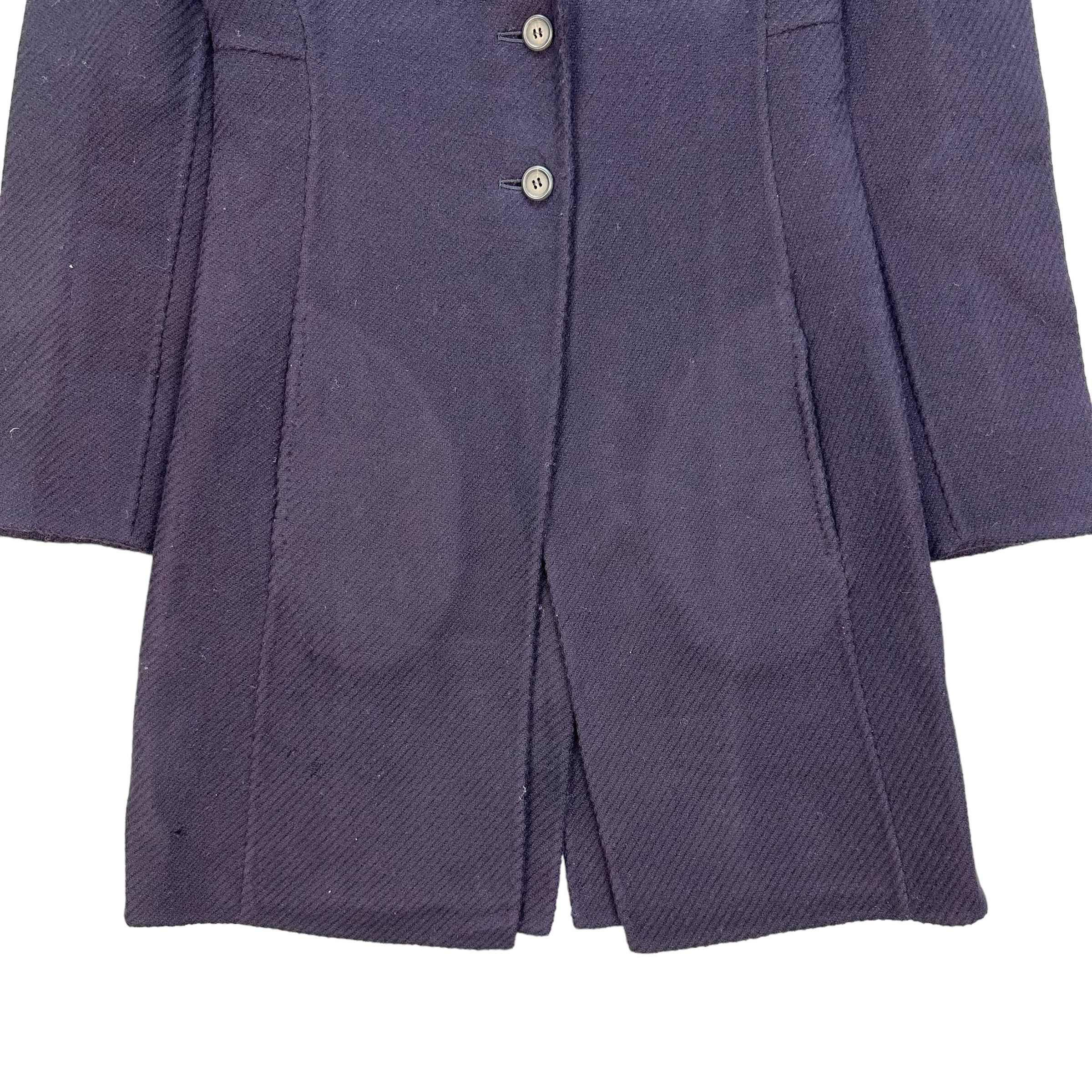 Prada PRADA MILANO PURPLE WOOL COAT #7781-171 Size S / US 4 / IT 40 - 3 Thumbnail