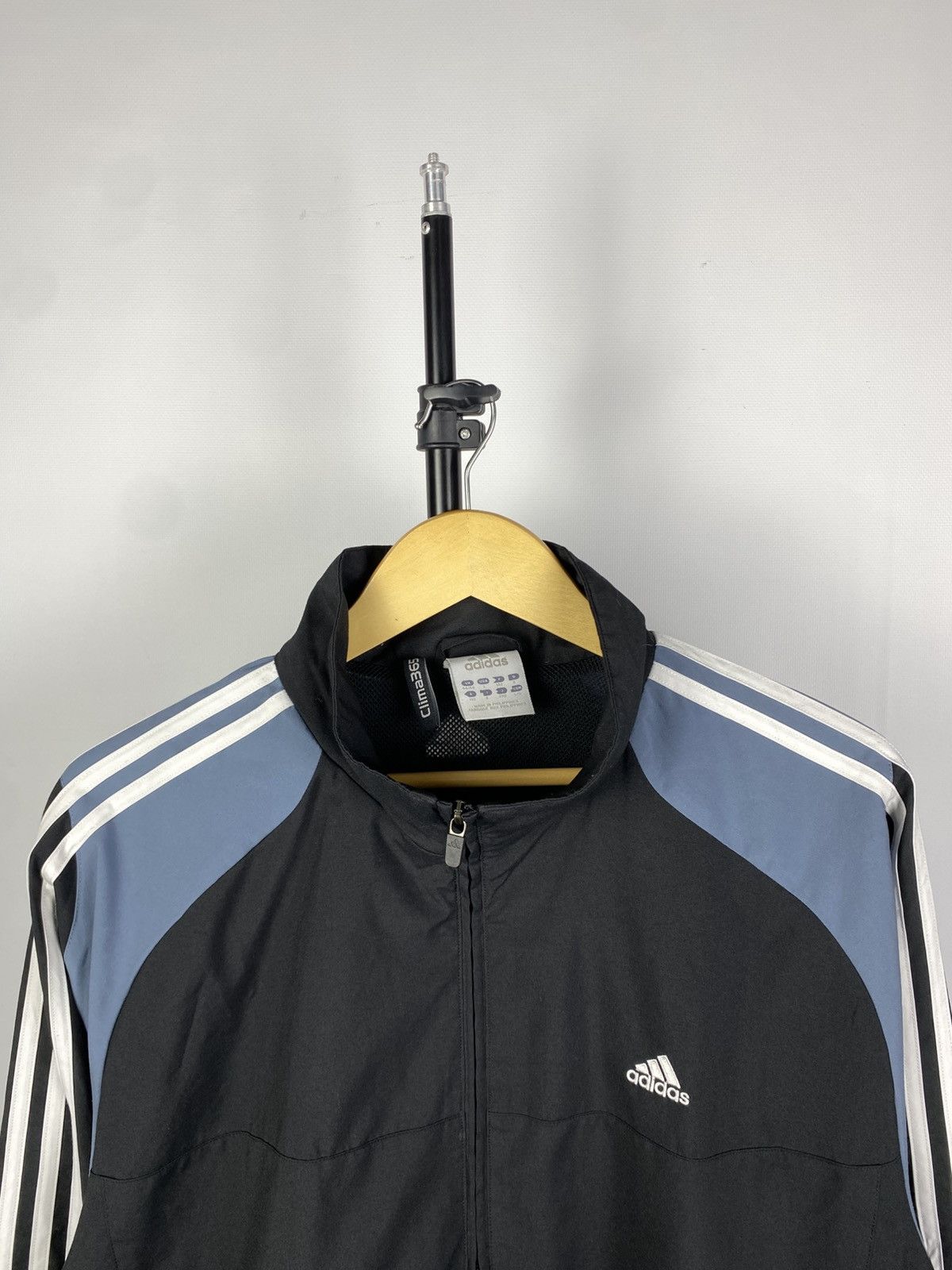 Adidas × Vintage Vintage 90s Adidas Track Full Zip Y2K Drill rare Jacket Size US L / EU 52-54 / 3 - 2 Thumbnail