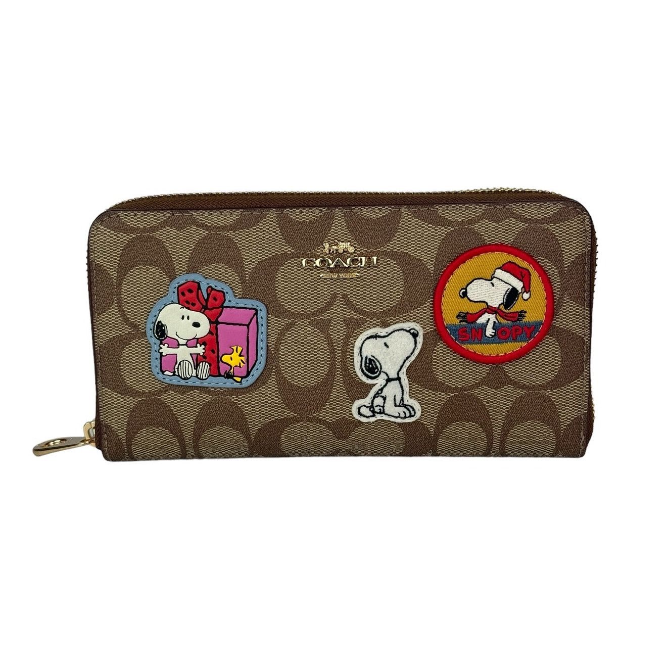 Coach Zip Card Case In Rainbow online Signature Canvas C9862