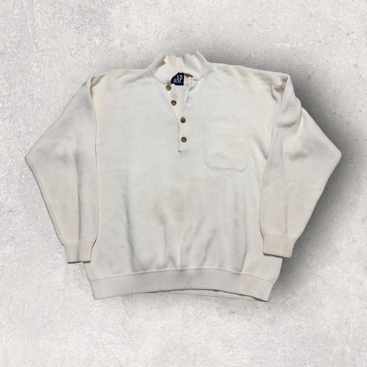 Gap × Vintage Vintage GAP sweater Size US L / EU 52-54 / 3 - 1 Thumbnail