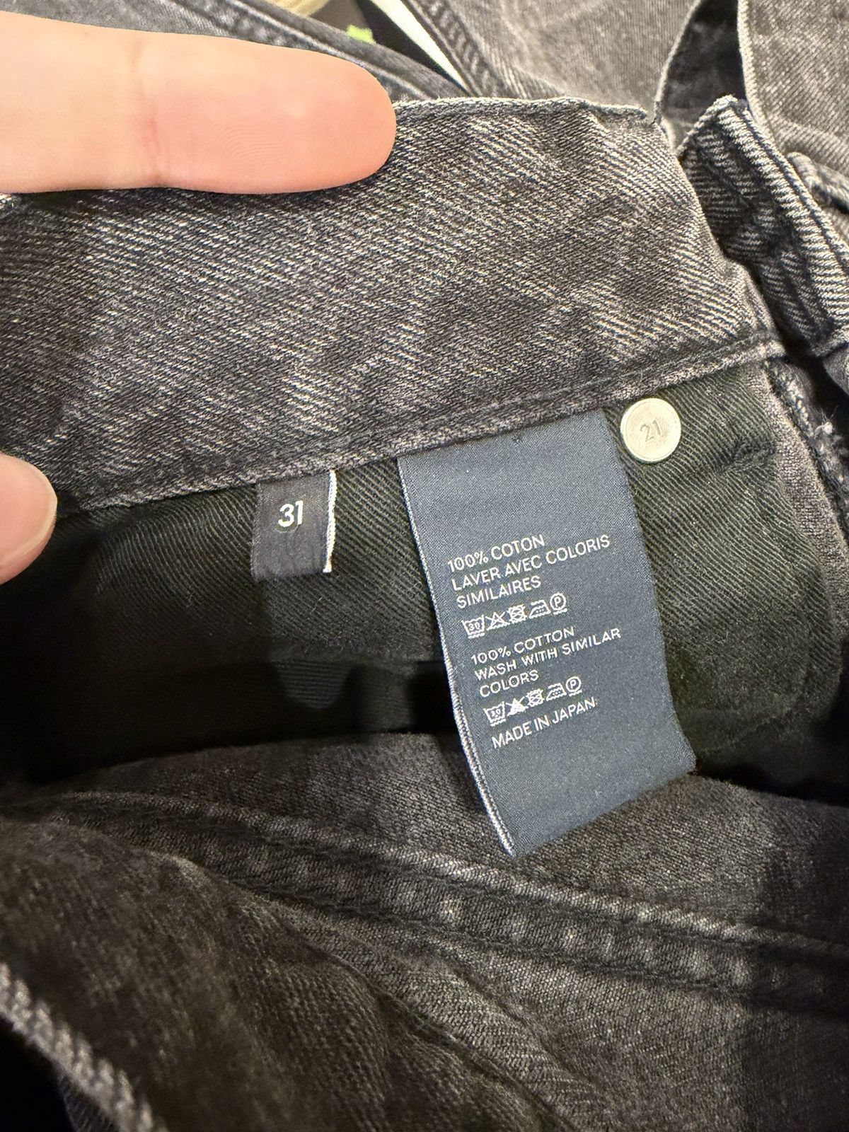 Celine Celine Distressed Baggy Denim Jeans Size US 31 - 3 Thumbnail