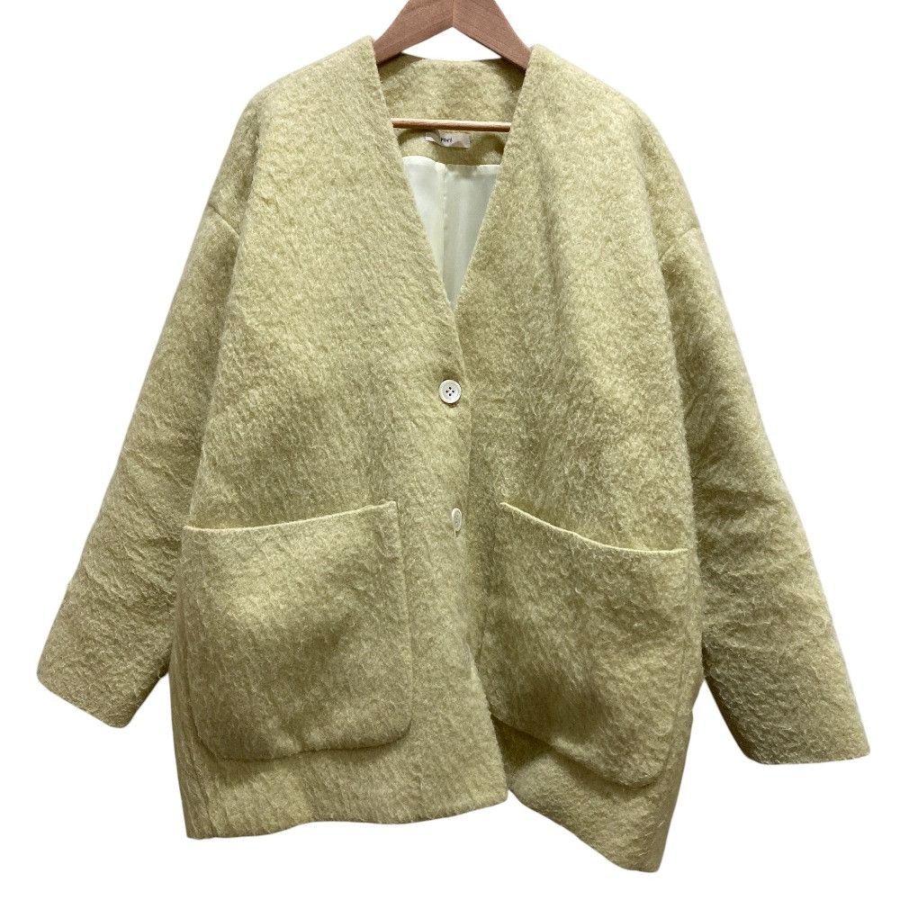 Other Other yori Wool Mohair Shaggy Jacket Textile Outerwear YR25-23156AW-4 DUTY FREE for USA Size ONE SIZE - 1 Thumbnail