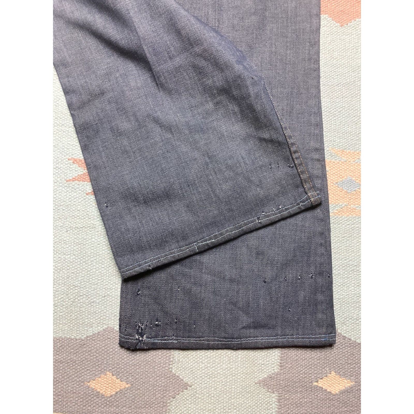 Levi's VINTAGE Levi’s 546 Orange Tab Bootcut Jeans 38x29 Men Dark Denim Big E 1970s Size US 38 / EU 54 - 2 Thumbnail
