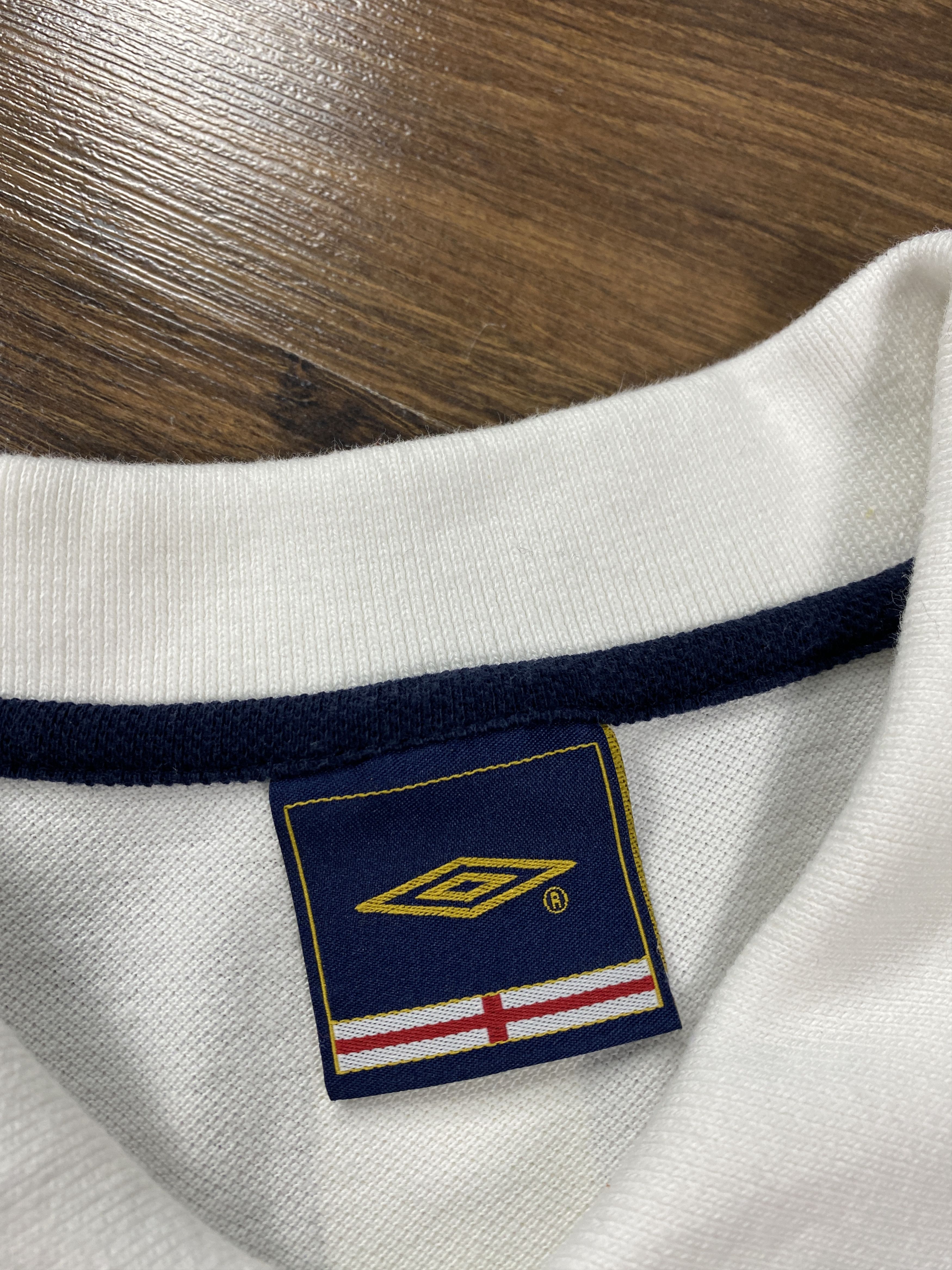 Umbro Umbro England vintage polo shirt Size US XXL / EU 58 / 5 - 4 Thumbnail