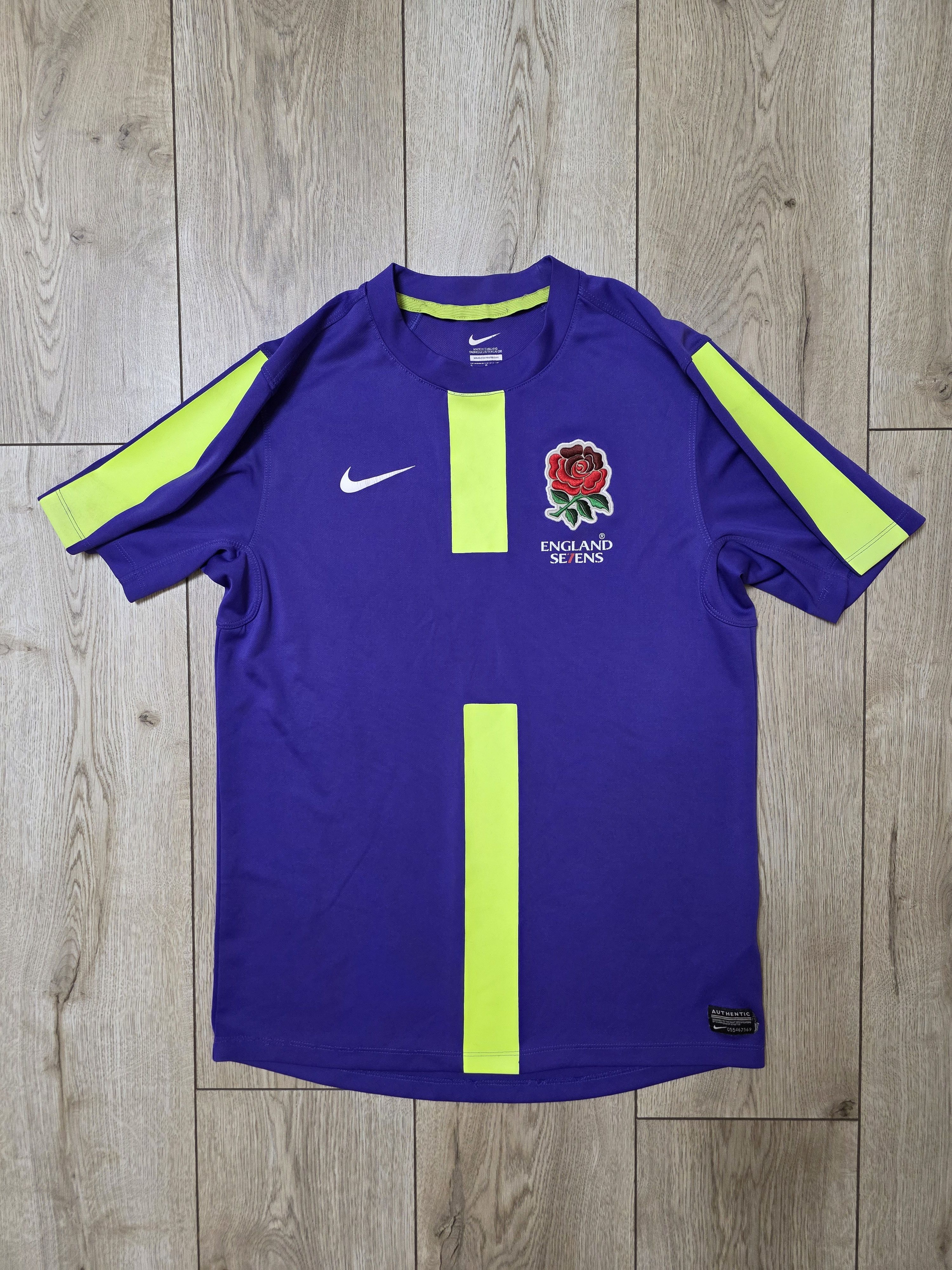Nike ENGLAND SEVENS RUGBY JERSEY RUGBY UNION SHIRT RUGBY JERSEY Size US S / EU 44-46 / 1 - 1 Thumbnail