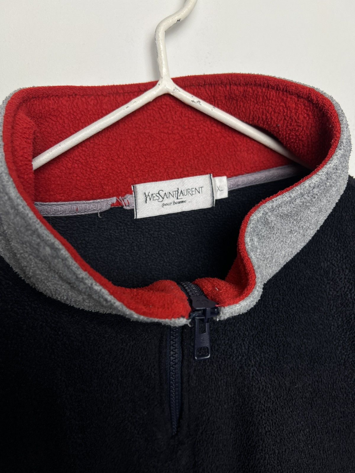 Yves Saint Laurent ysl y2k fleece seen on drake rare vintage slp Size US XL / EU 56 / 4 - 13 Thumbnail