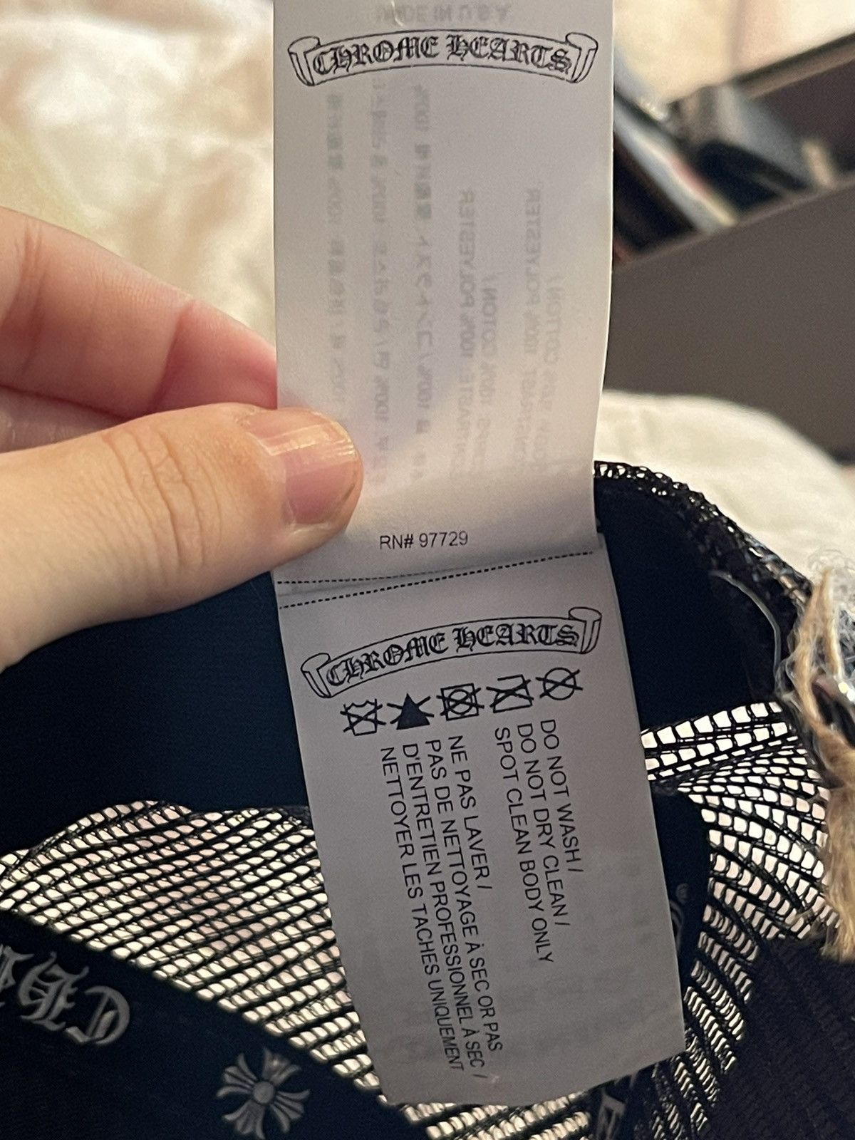Chrome Hearts CH Corduroy Trucker Hat Size ONE SIZE - 10 Thumbnail