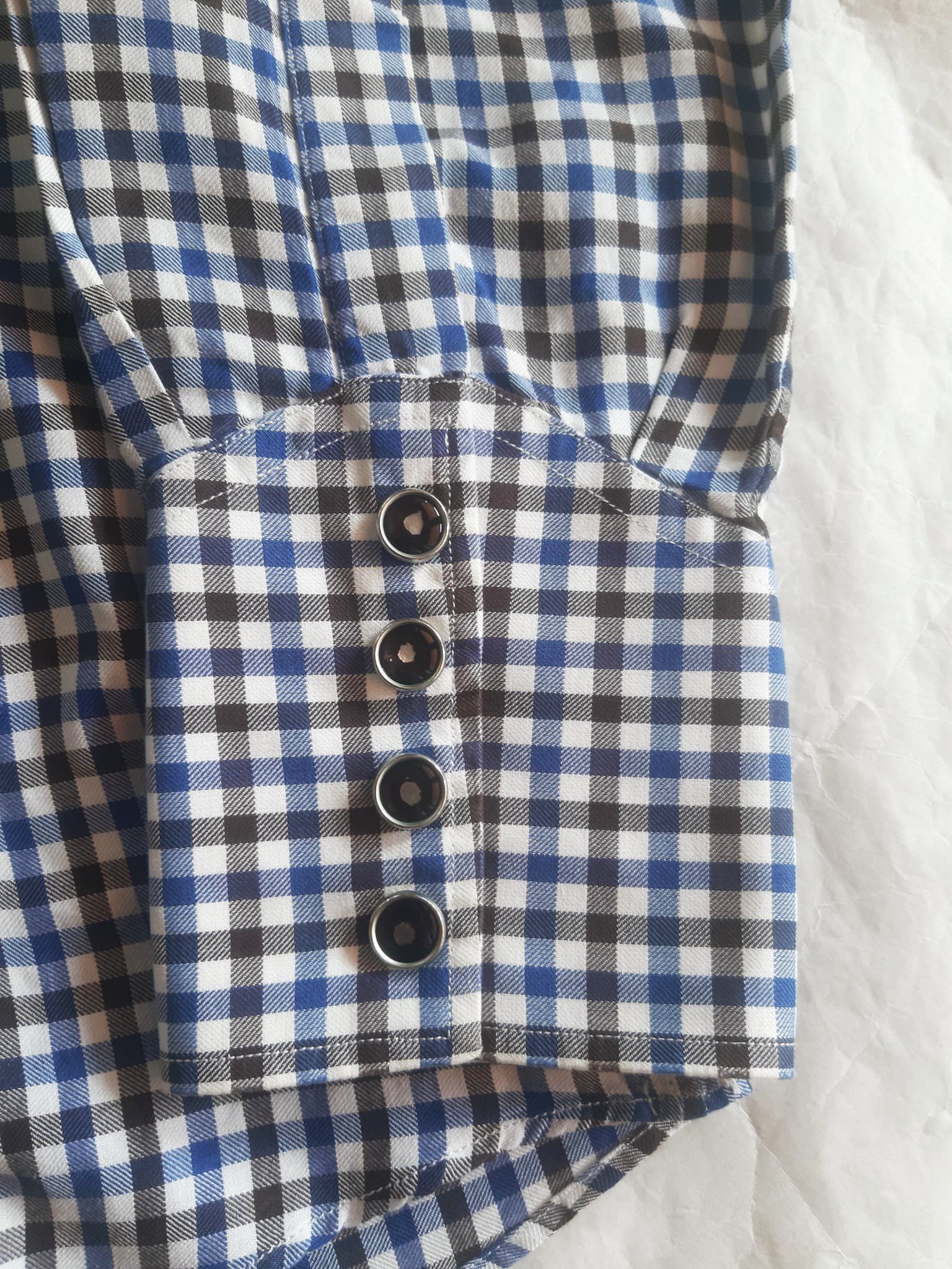 Gucci Gucci X Tom Ford SS 2004 Silk Gingham Western Cowboy Shirt Size US M / EU 48-50 / 2 - 7 Thumbnail