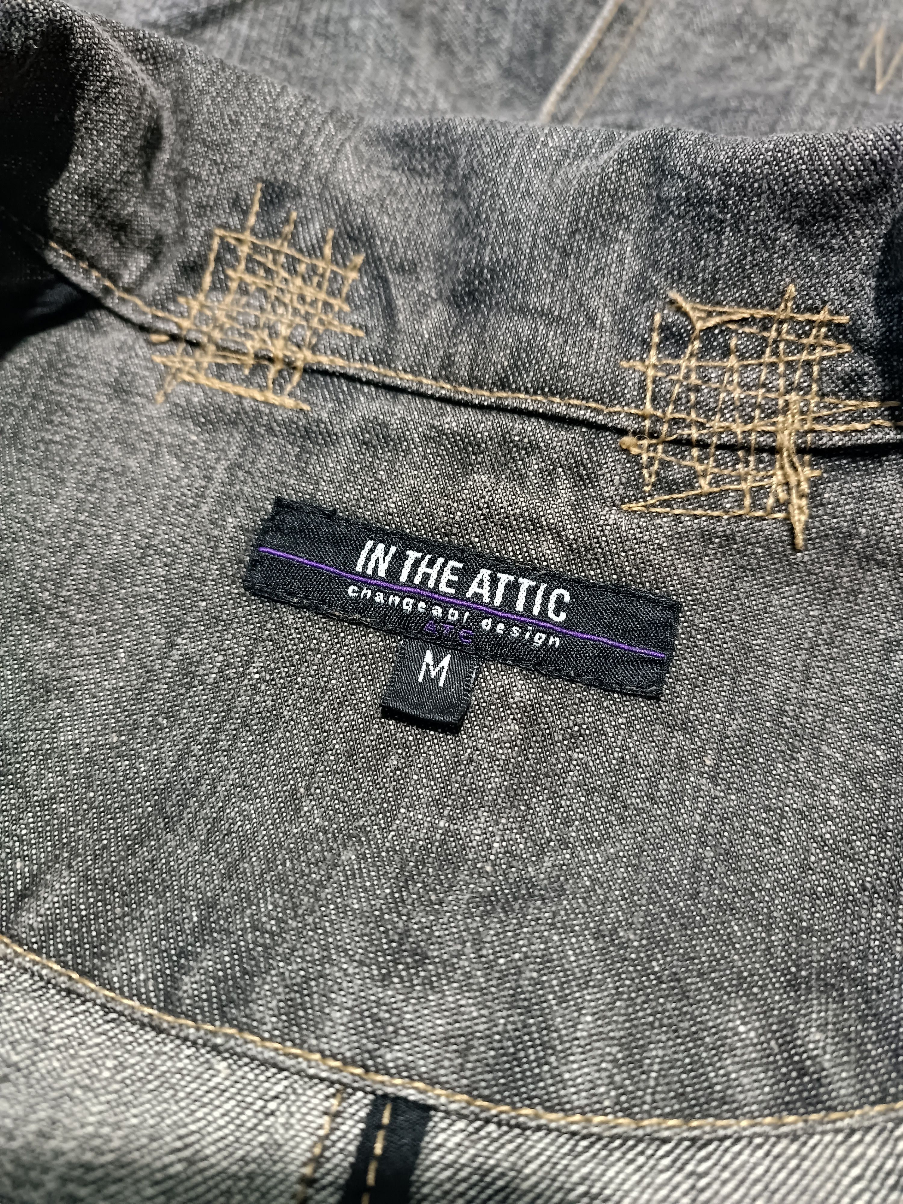 In The Attic In The Attic Distressed Mud Wash Studded Size US M / EU 48-50 / 2 - 13 Thumbnail
