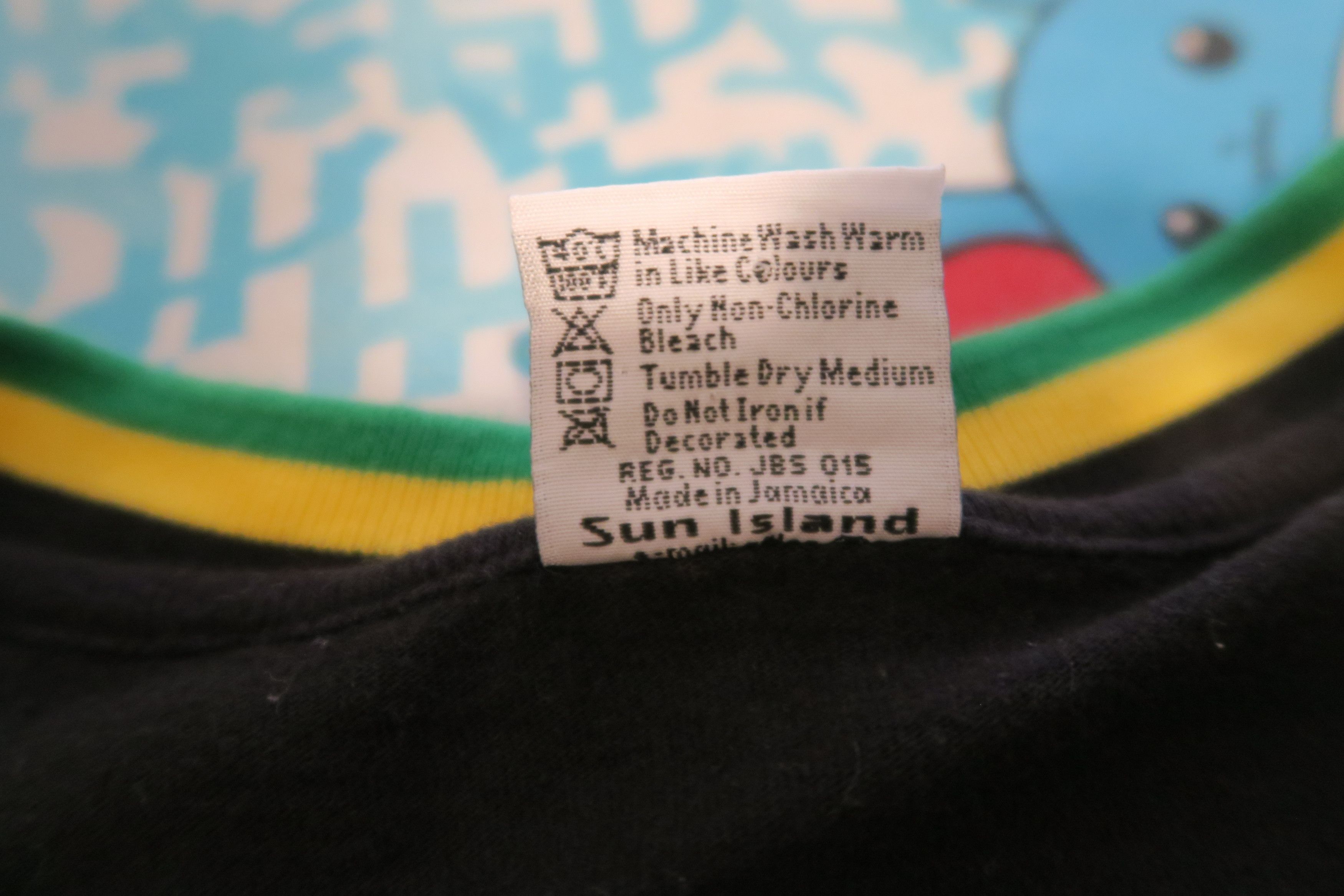 Vintage VTG Jamaica Flag Ringer T-Shirt Out of Many One People Size US XXL / EU 58 / 5 - 4 Thumbnail