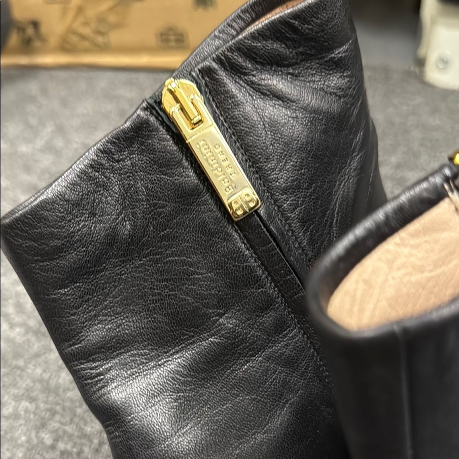 Baldinini Women Baldinini Elegant Black Leather Ankle Boots US 10 EU40 Size US 10 / IT 40 - 3 Thumbnail