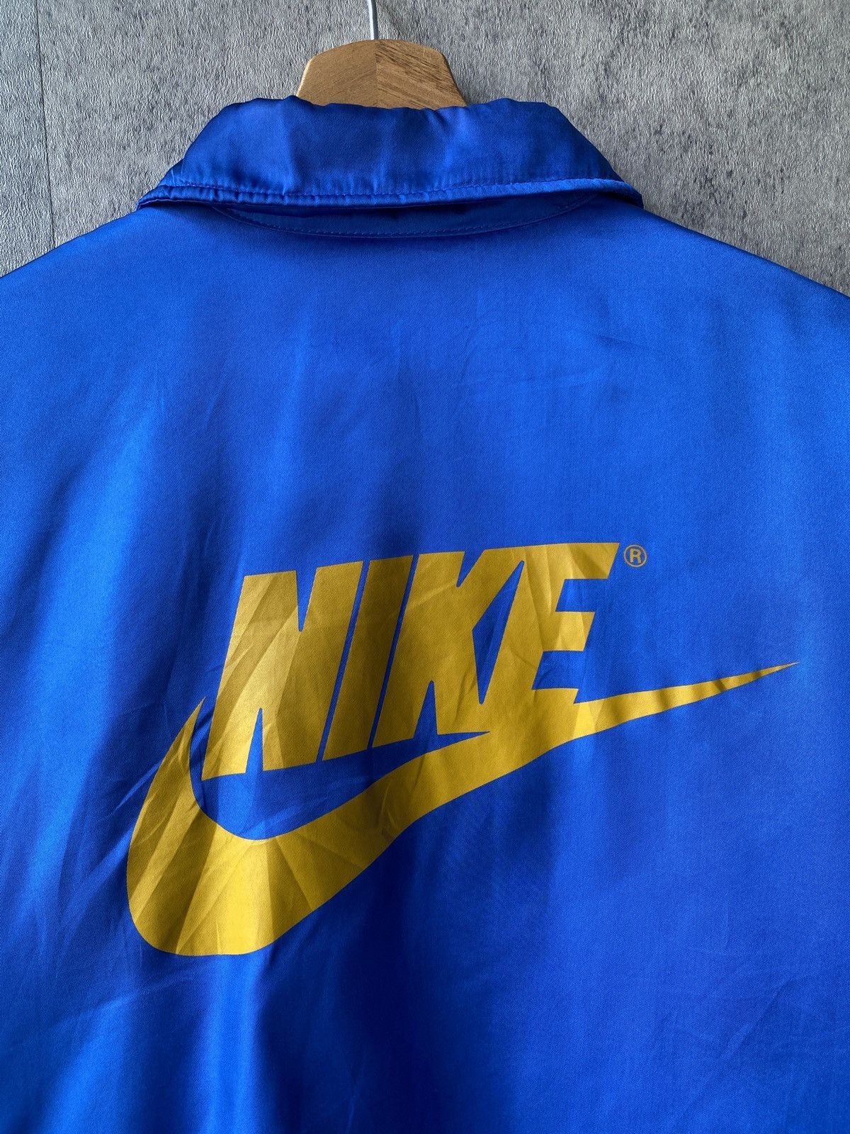 Nike Vintage 90s Nike Grey Tag Nylon Coach Jacket Size US M / EU 48-50 / 2 - 12 Thumbnail