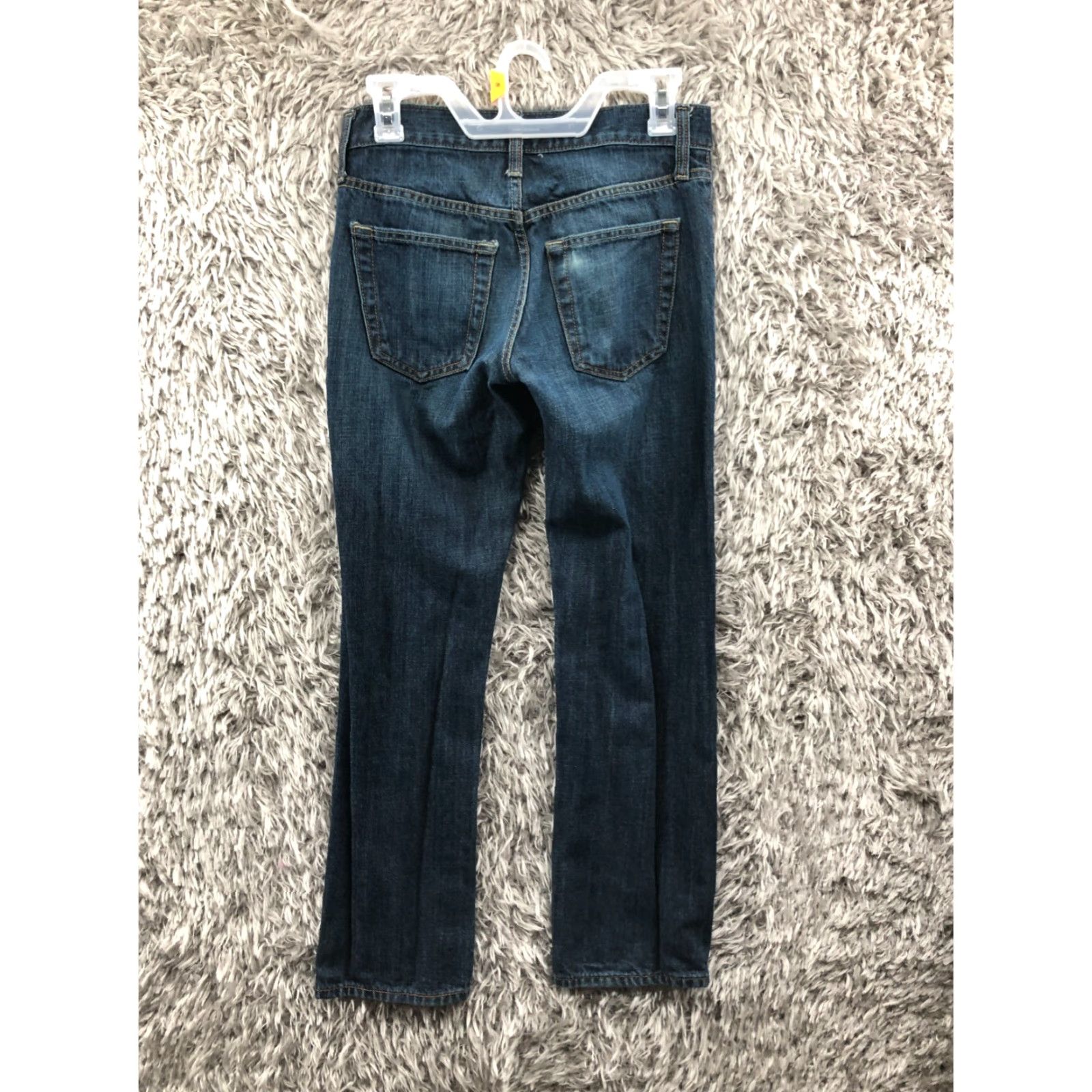 Old Navy Old Navy Jeans Mens 28x30 Size 28 Dark Wash Blue Denim Straight Leg Mid Rise 5-Pocket Denim Jeans Size US 28 / EU 44 - 5 Thumbnail