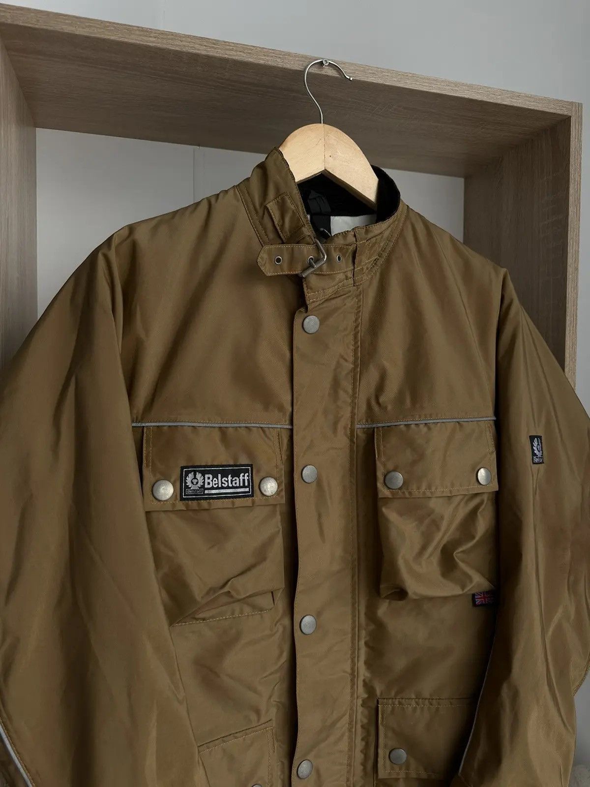Belstaff × Vintage Vintage Belstaff Nylon Brown Motorcycle Nylon Jacket Size US M / EU 48-50 / 2 - 10 Thumbnail